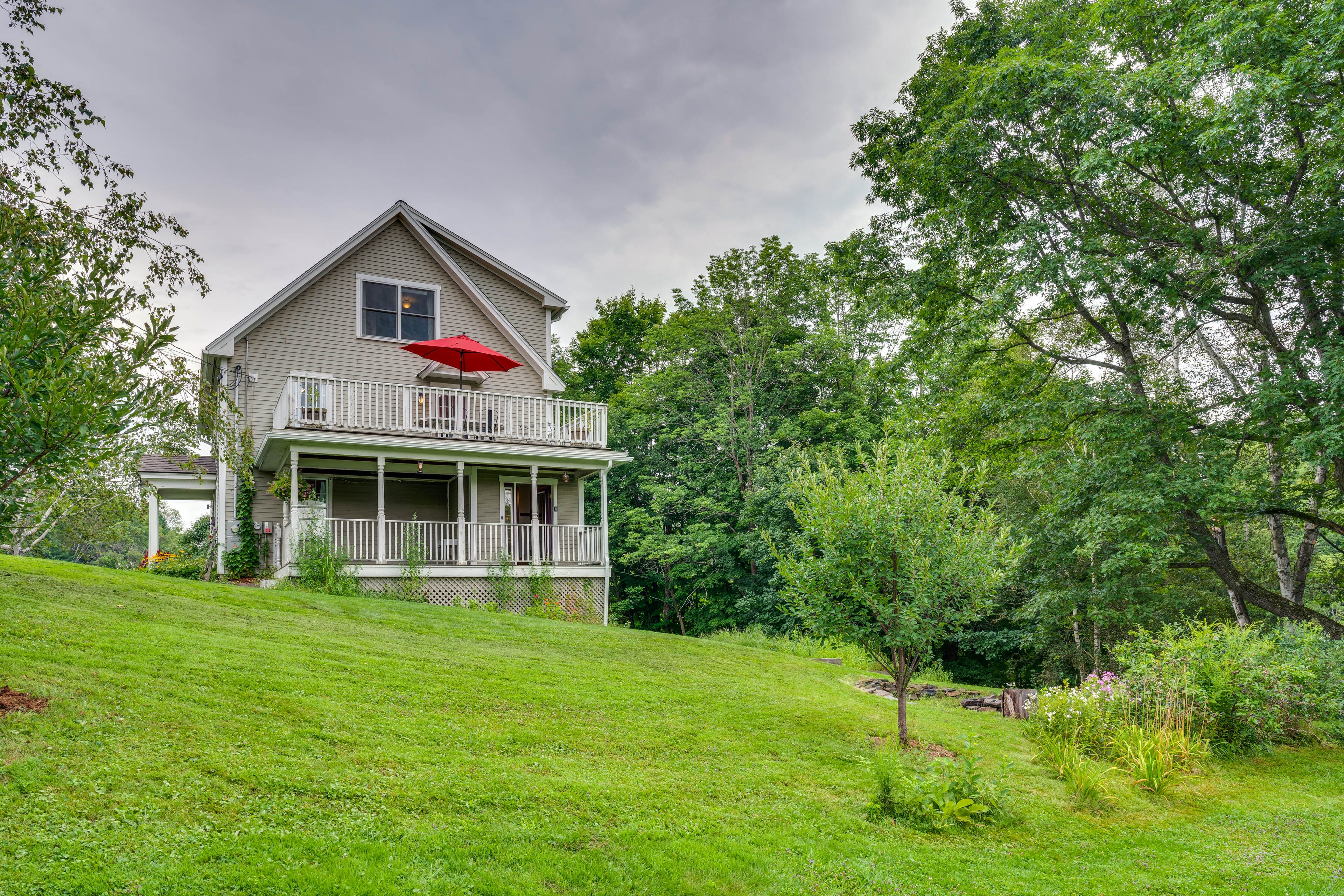 Property Exterior | 3-Story Home | Private Yard