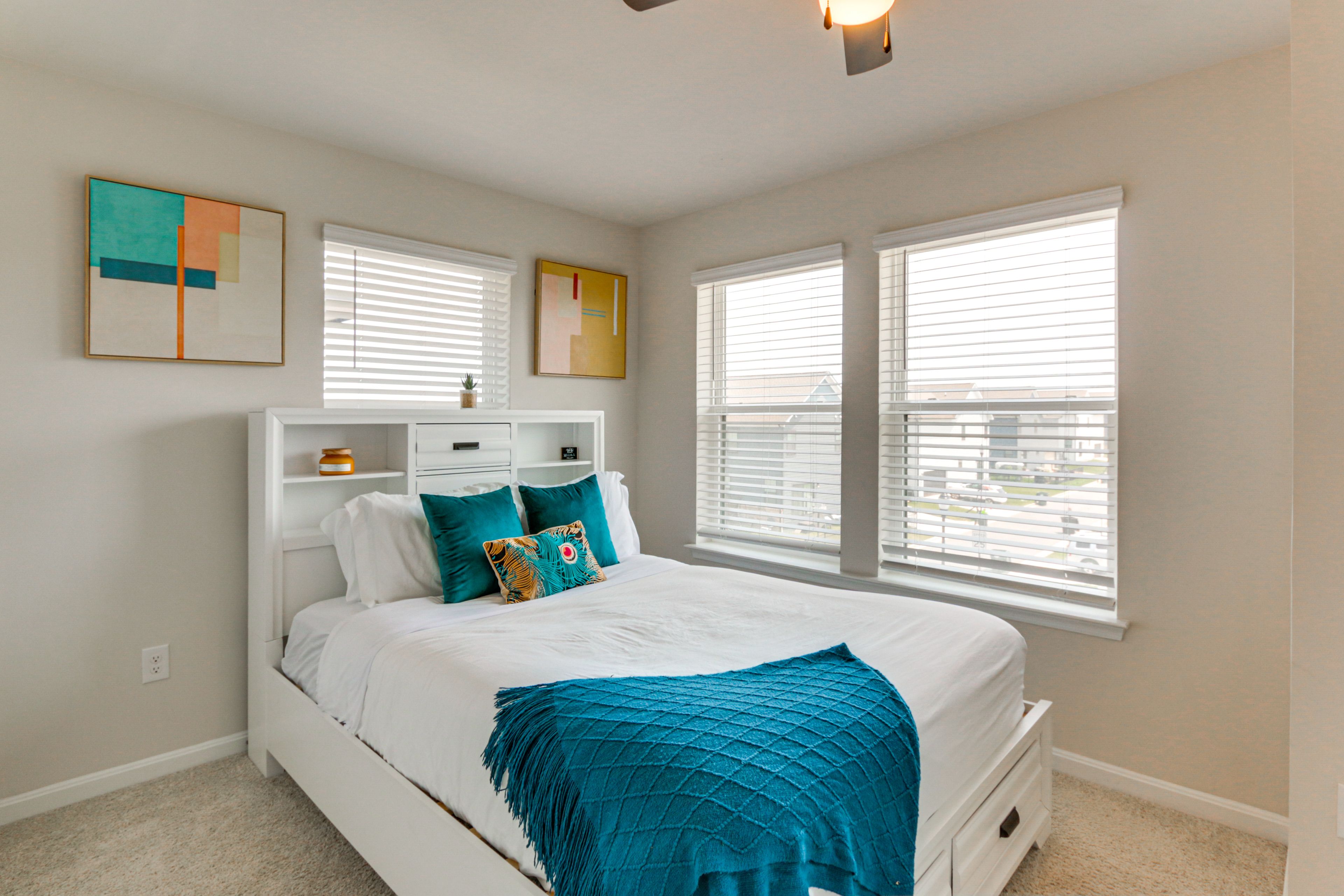 Bedroom 2 | Queen Bed | Upper Level | Smart TV