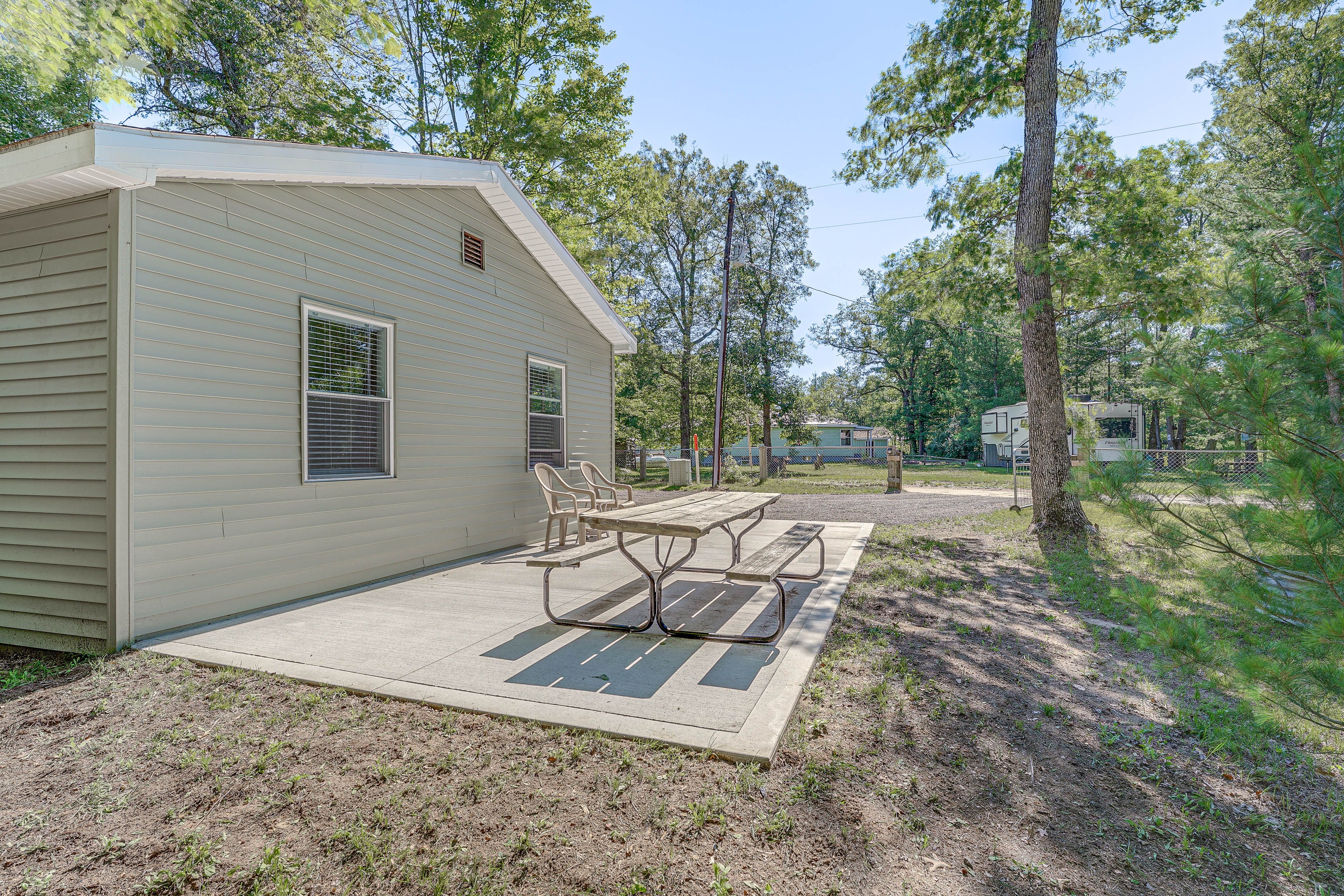 Patio | Outdoor Dining Area | Private Yard
