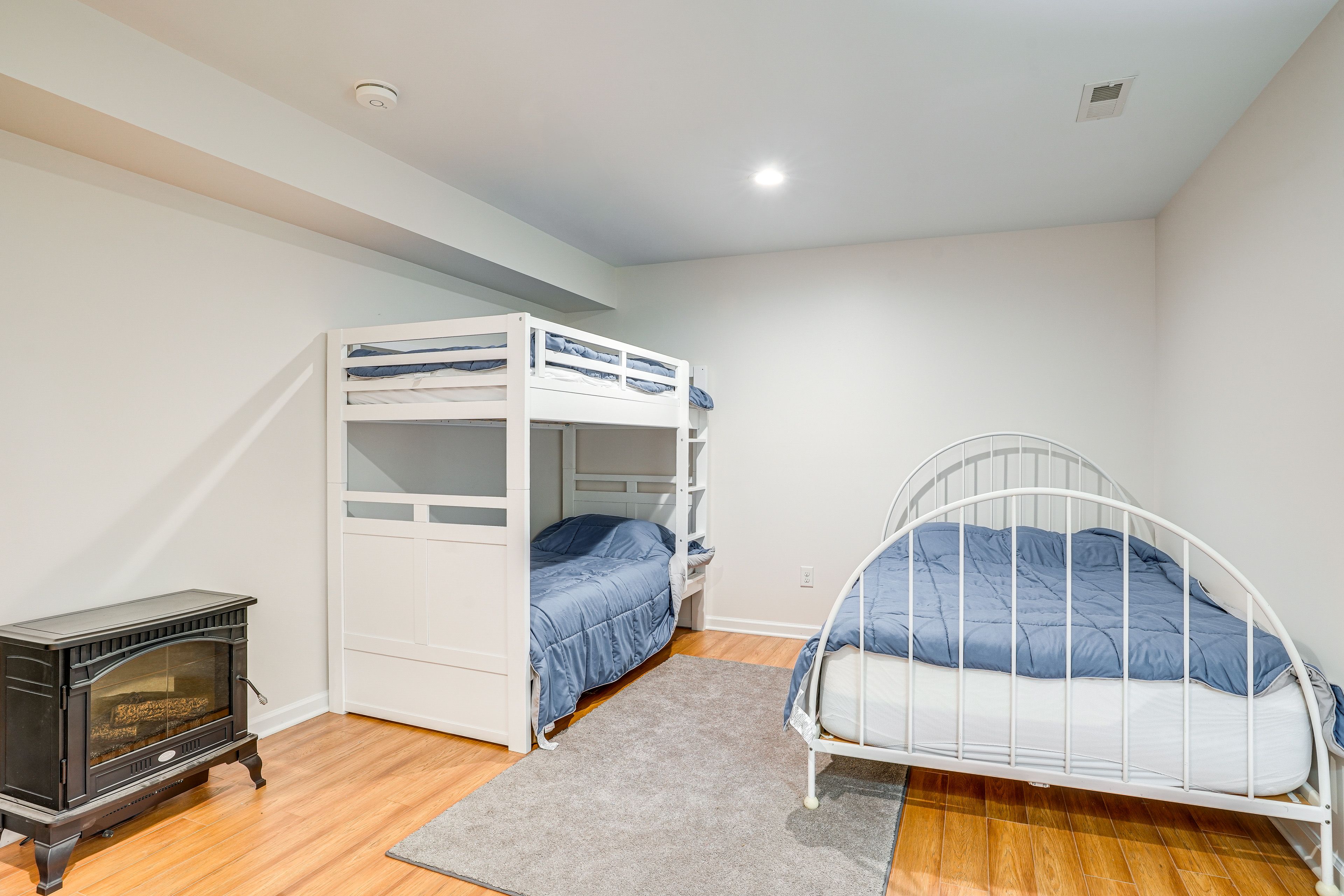 Bedroom 5 | Twin Bunk Bed | Full Bed | Basement Level