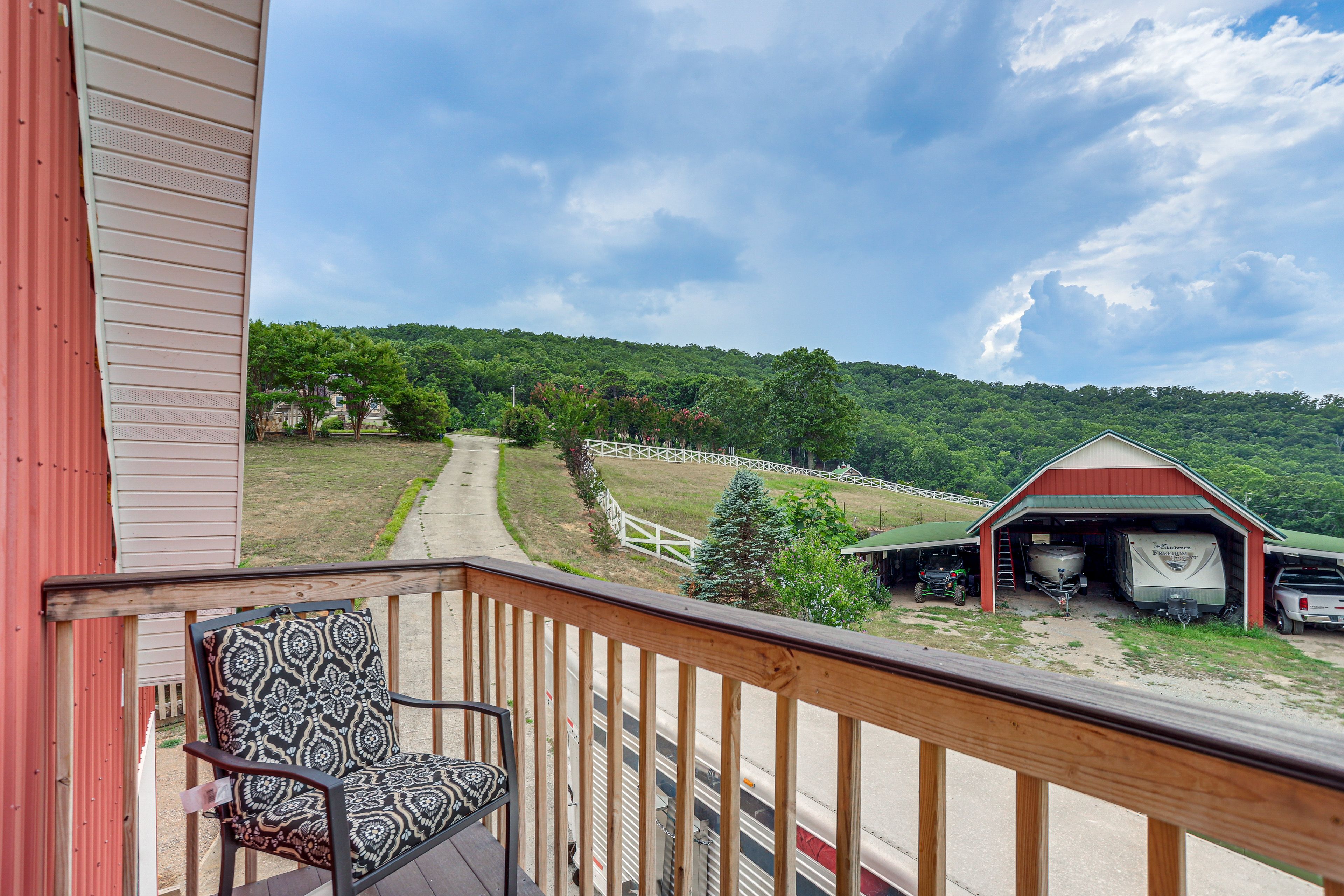 Front Deck | Gorgeous Farm Views