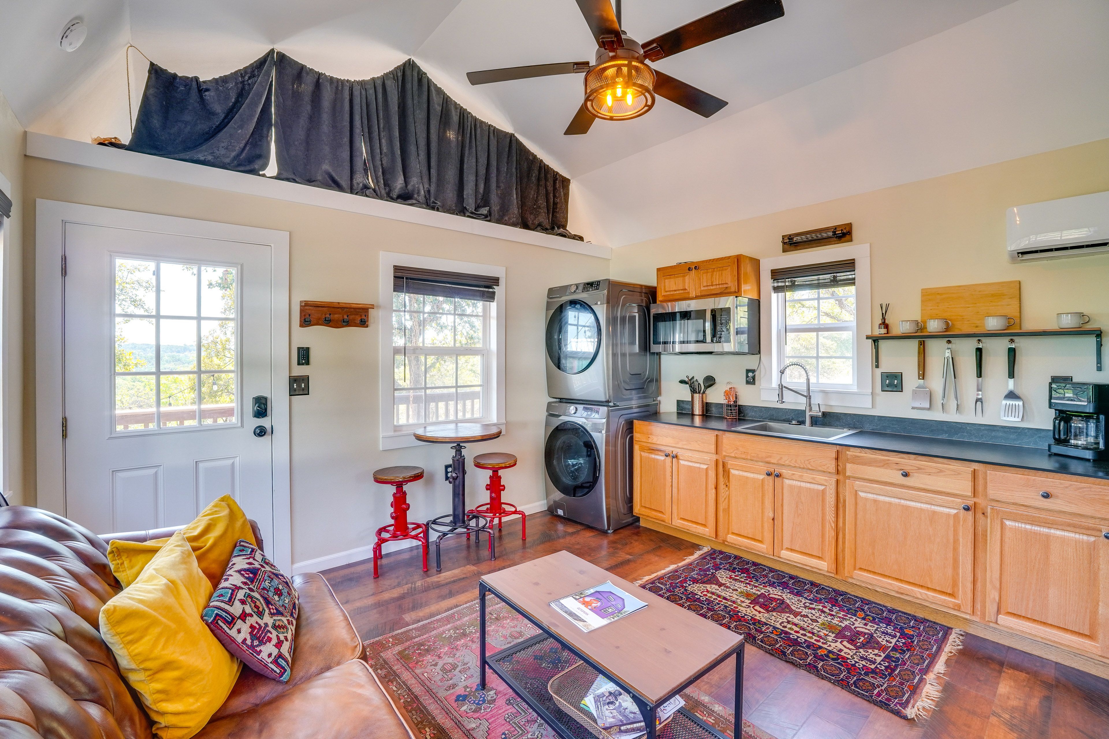 Kitchenette | Refrigerator | Hot Plate | Drip Coffee Maker | 1st Floor