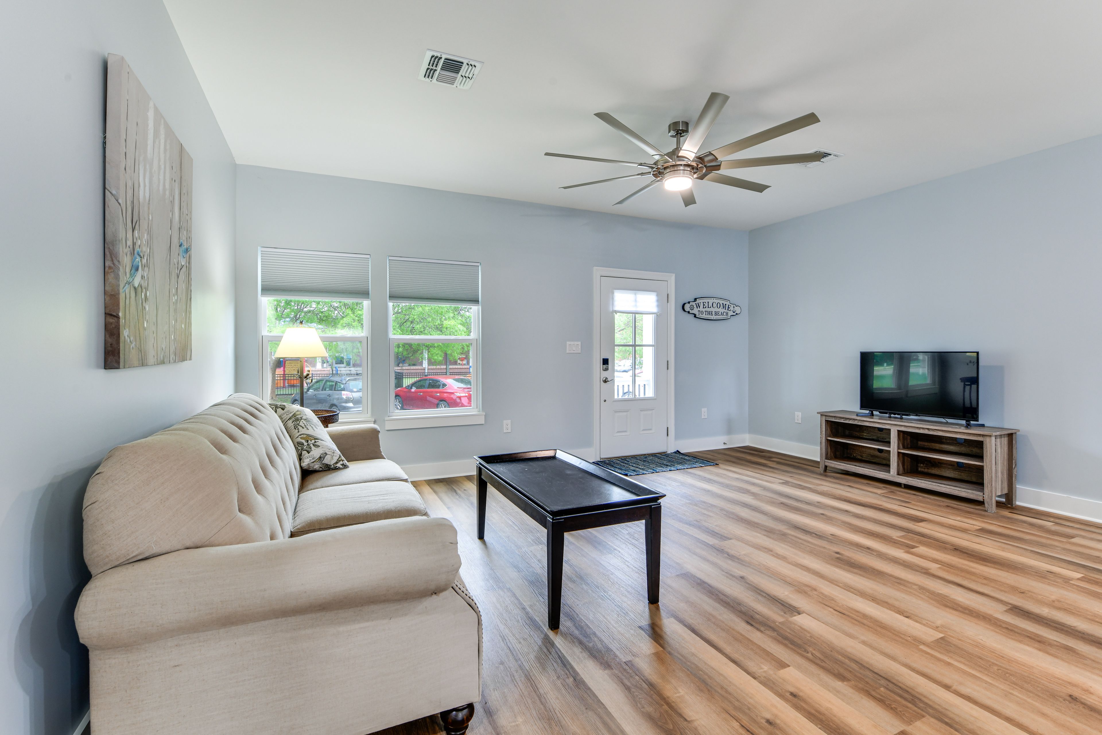 Living Room | Central A/C & Heating | Free WiFi | Single-Story Home