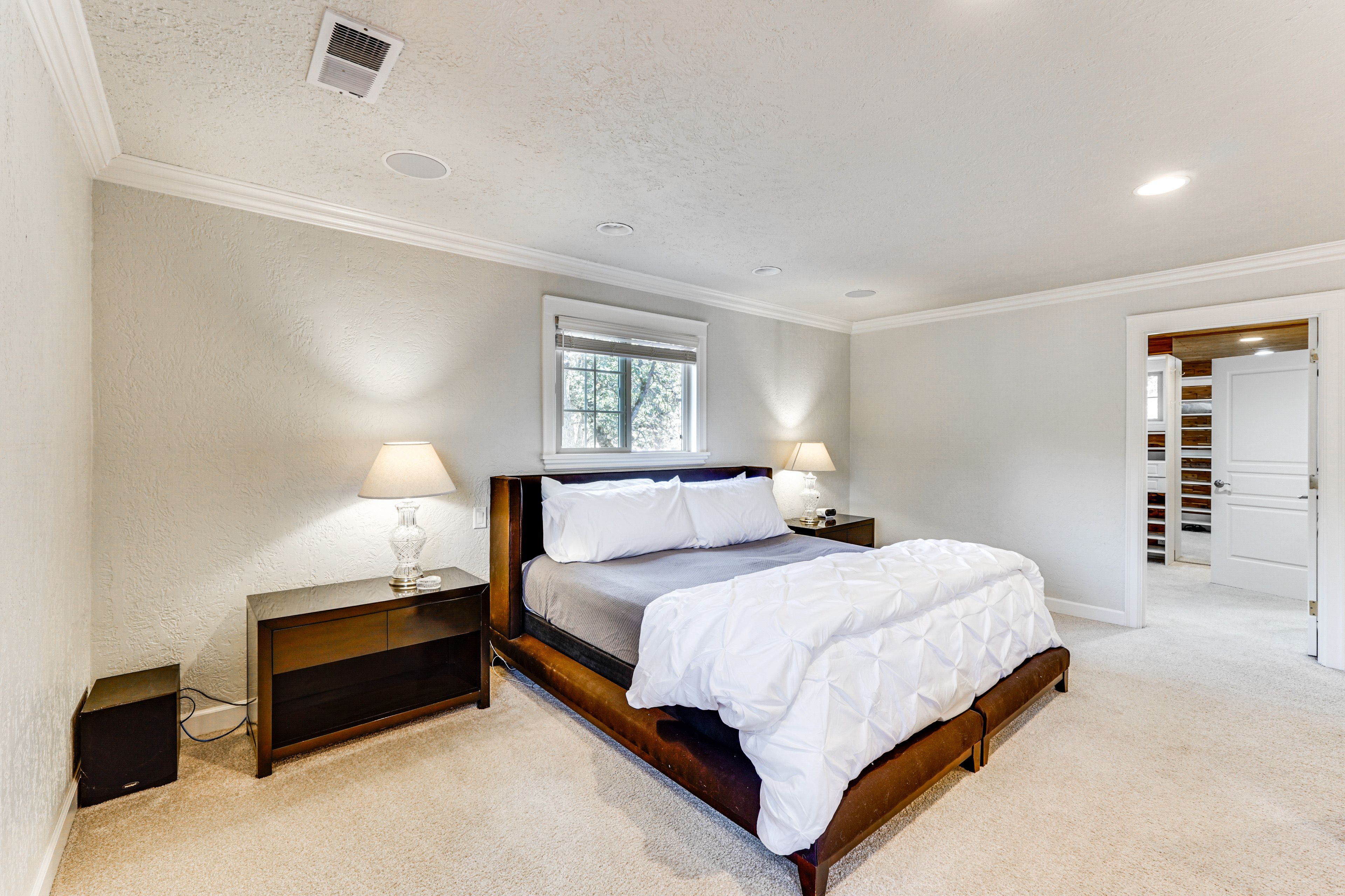 Bedroom 1 | King Bed | Smart TV w/ Cable | Main Floor