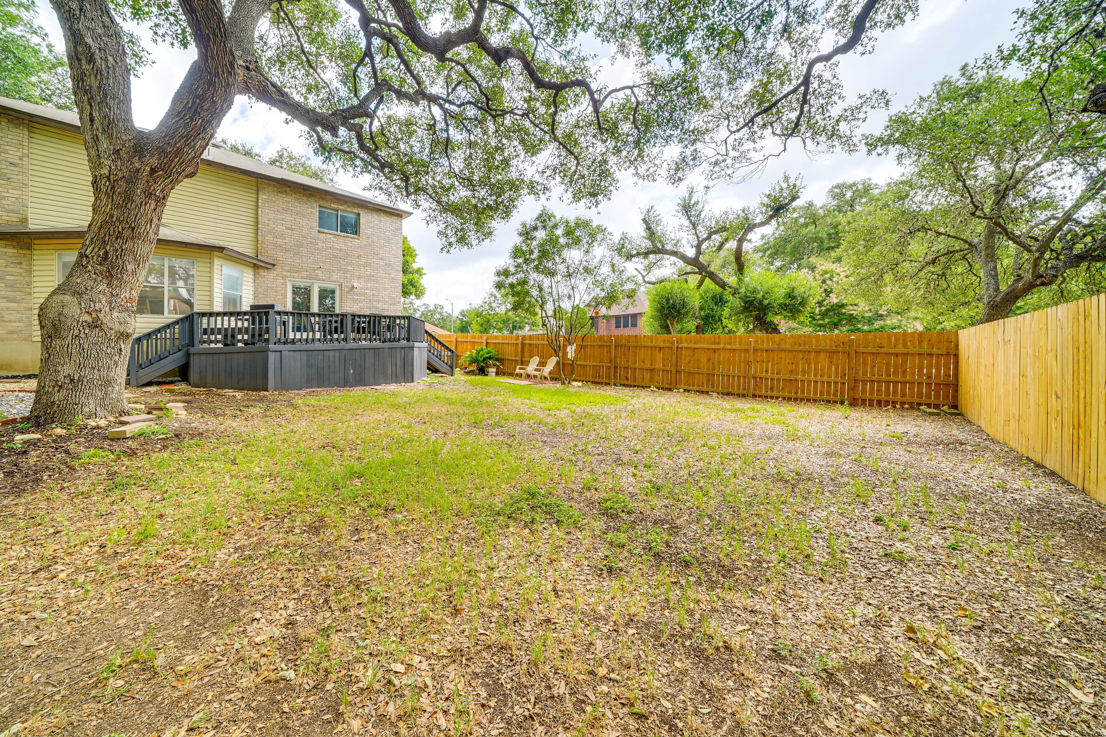 Fenced Backyard