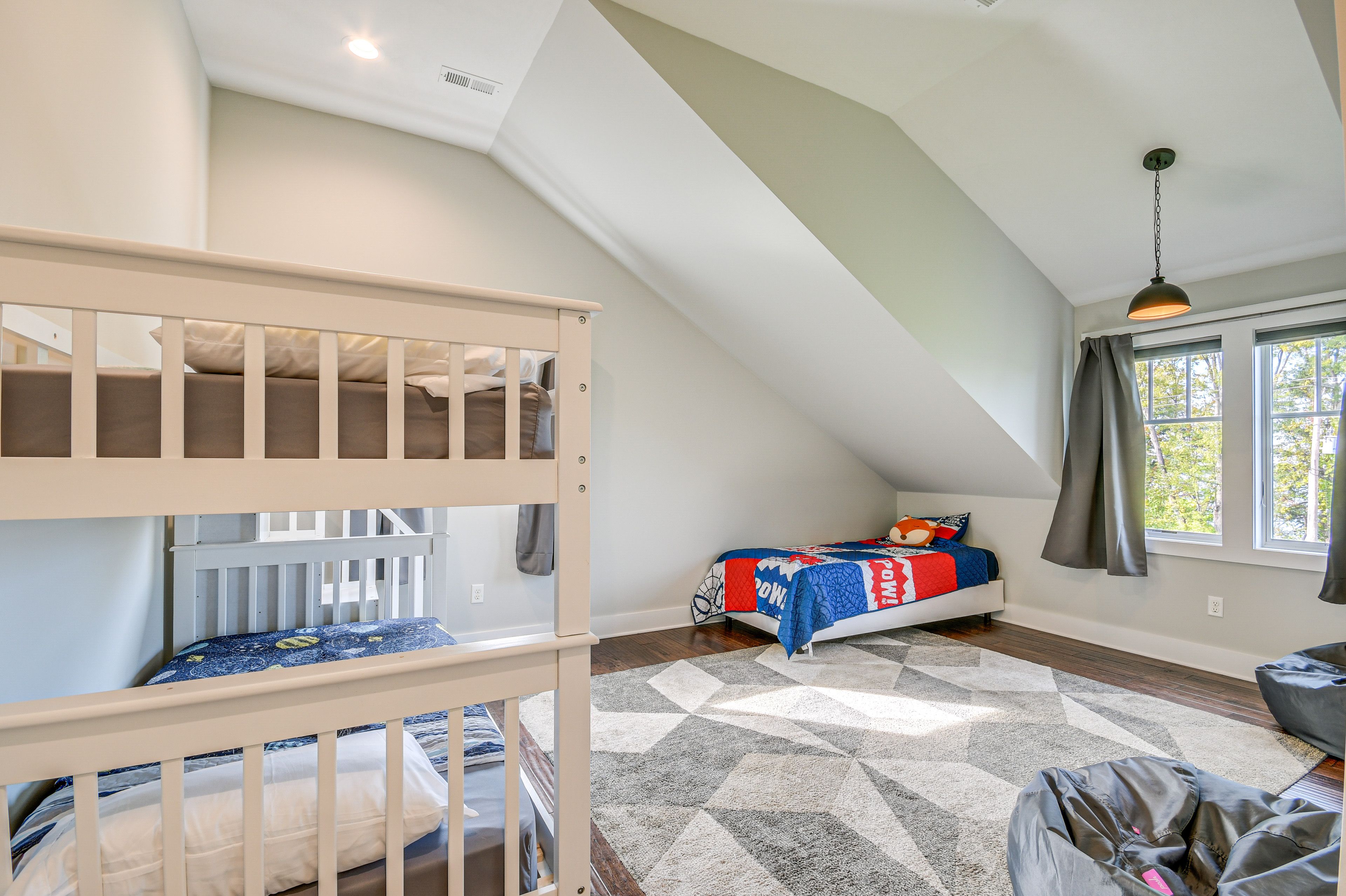 Bedroom 3 | Upper Level | Twin Bunk Bed | Full Bed | Linens Provided
