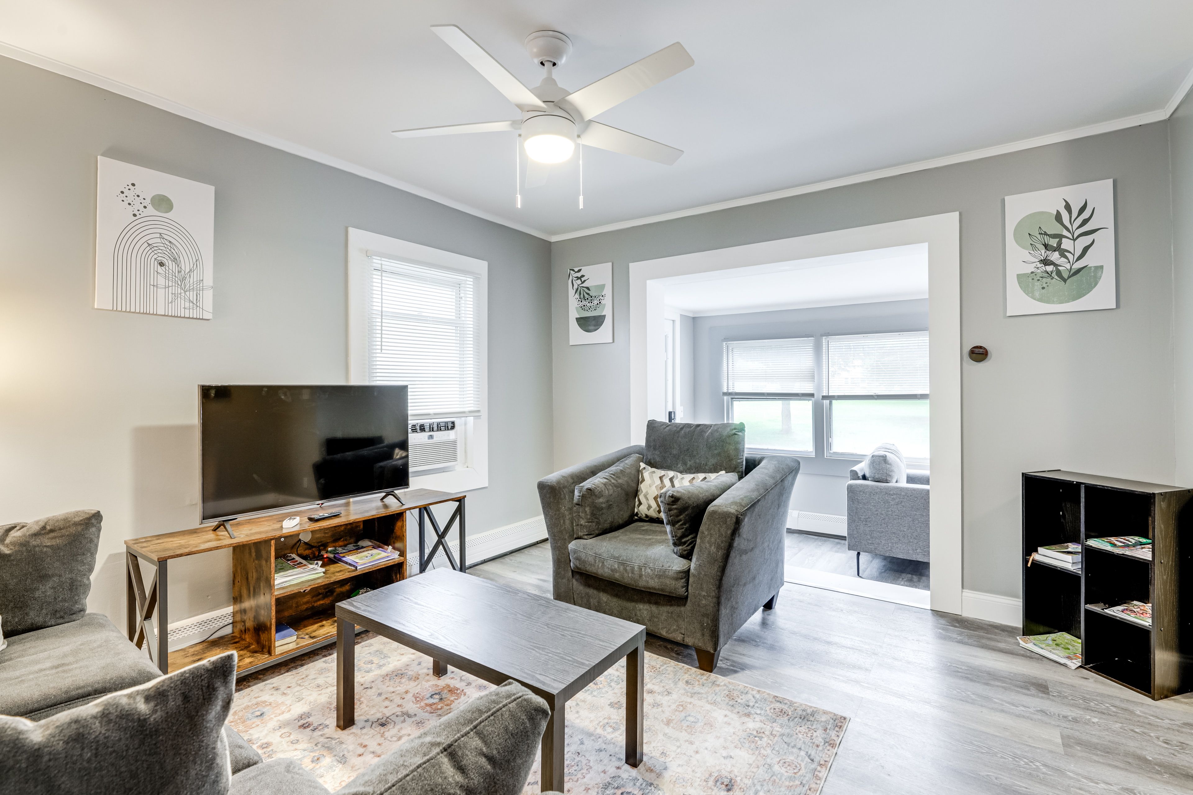 Easthampton Vacation Rental | 2BR | 1BA | 900 Sq Ft | Access Only By Stairs