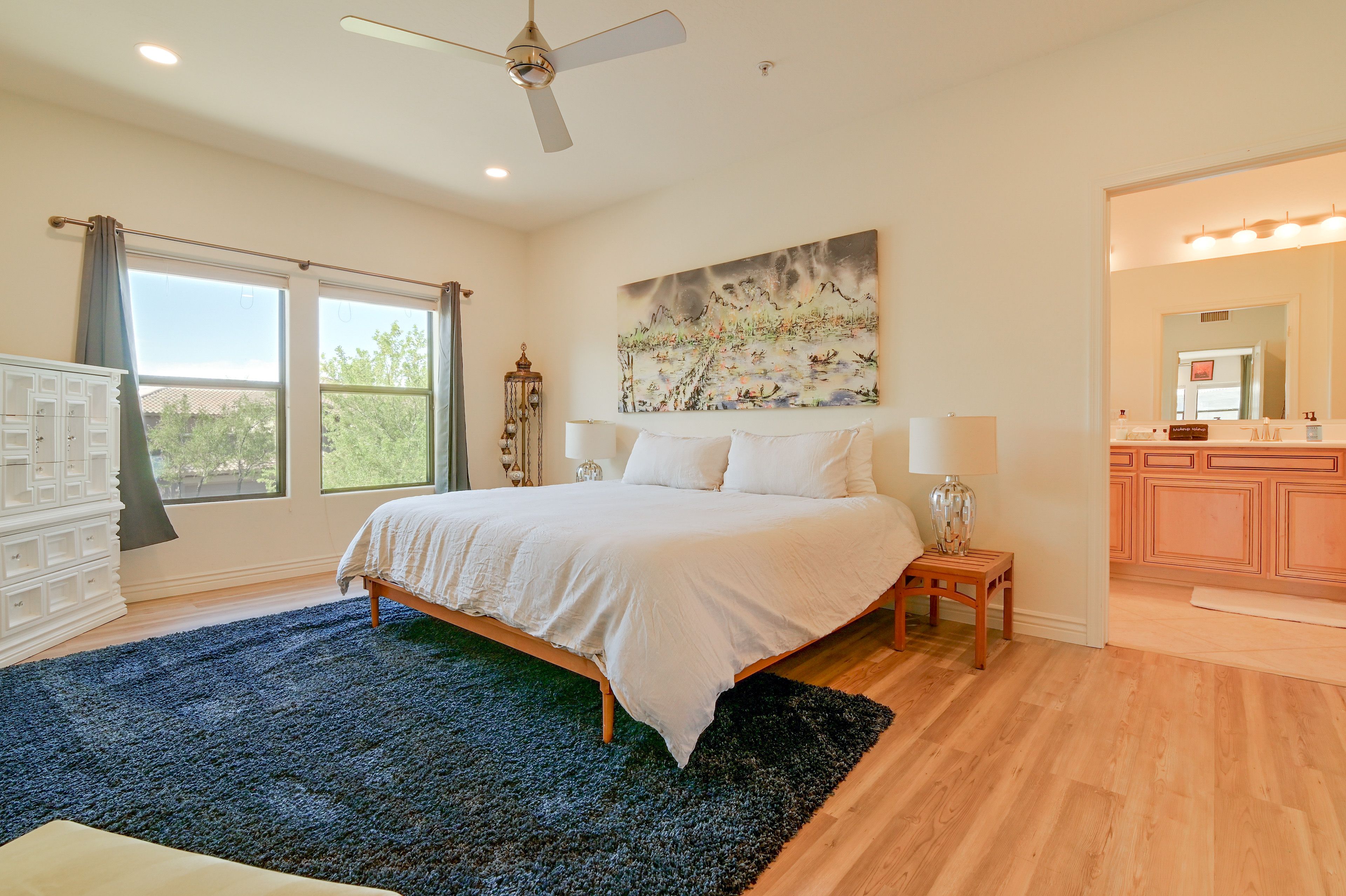 Bedroom 1 | King Bed | Linens Provided | En-Suite Bathroom | Walk-In Closet