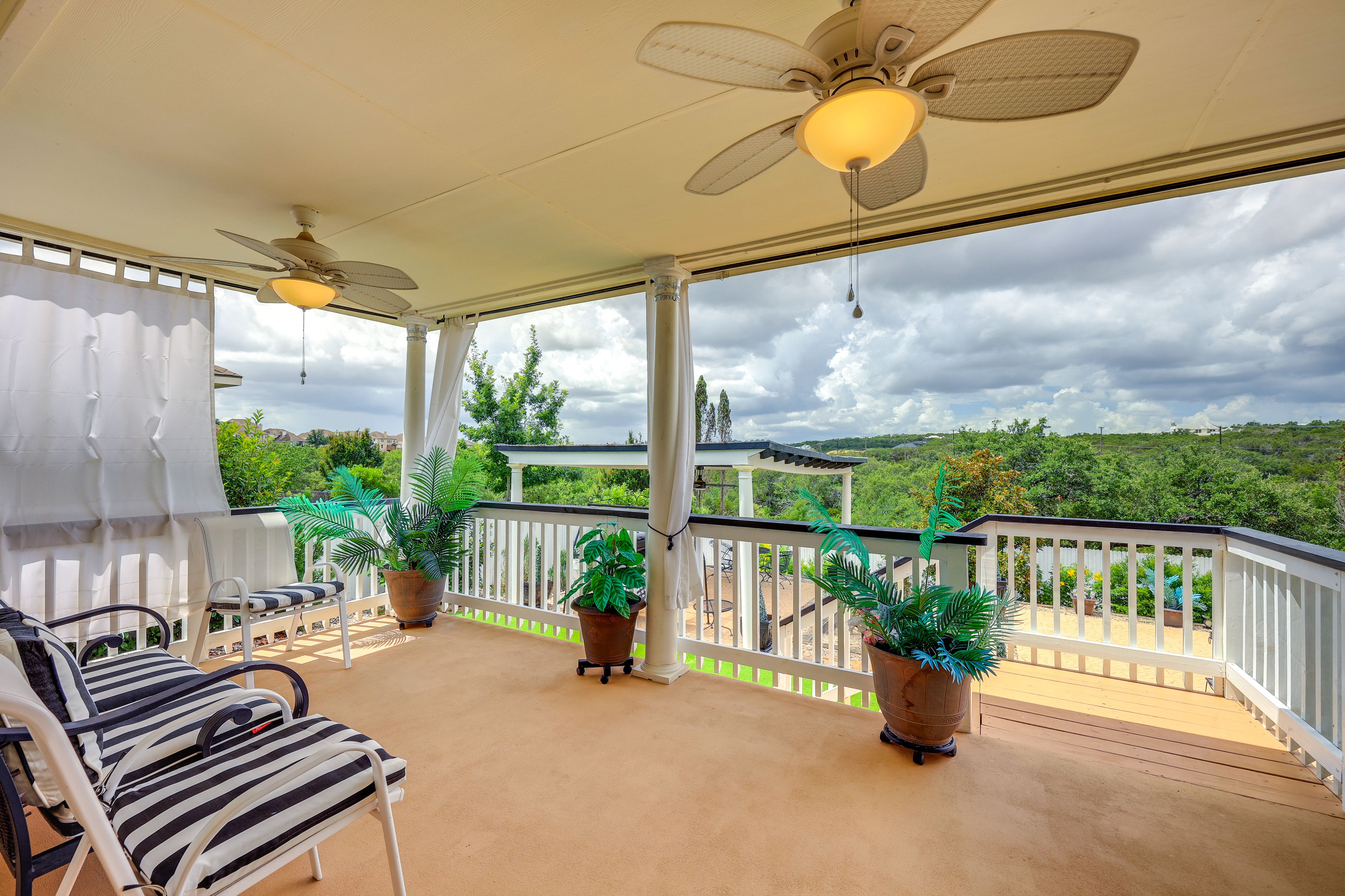 House Exterior | Furnished Balcony | Smart TV