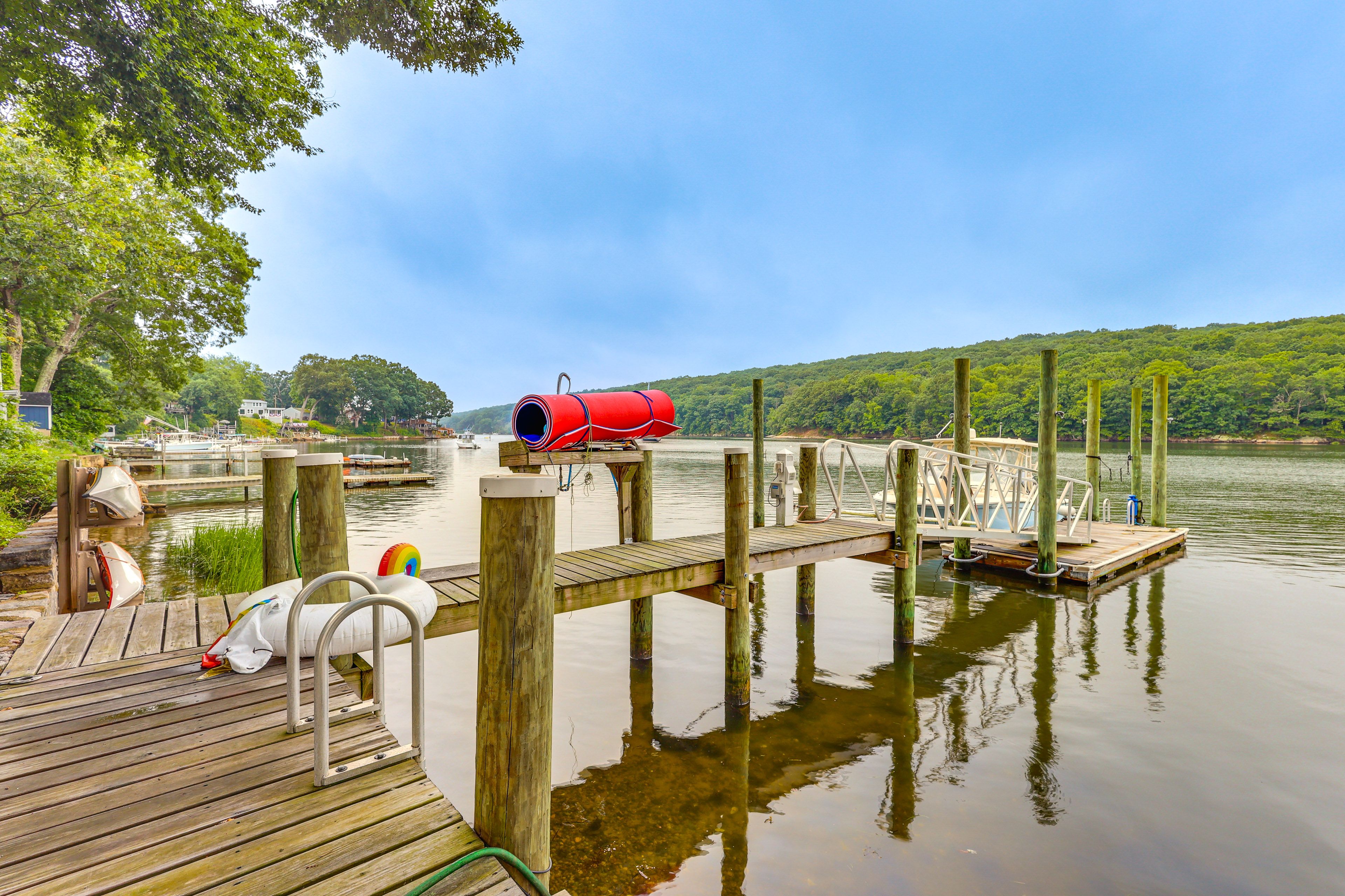 Private Dock | River & Coastal Forest Views | Deck | Patio | Charcoal Grill