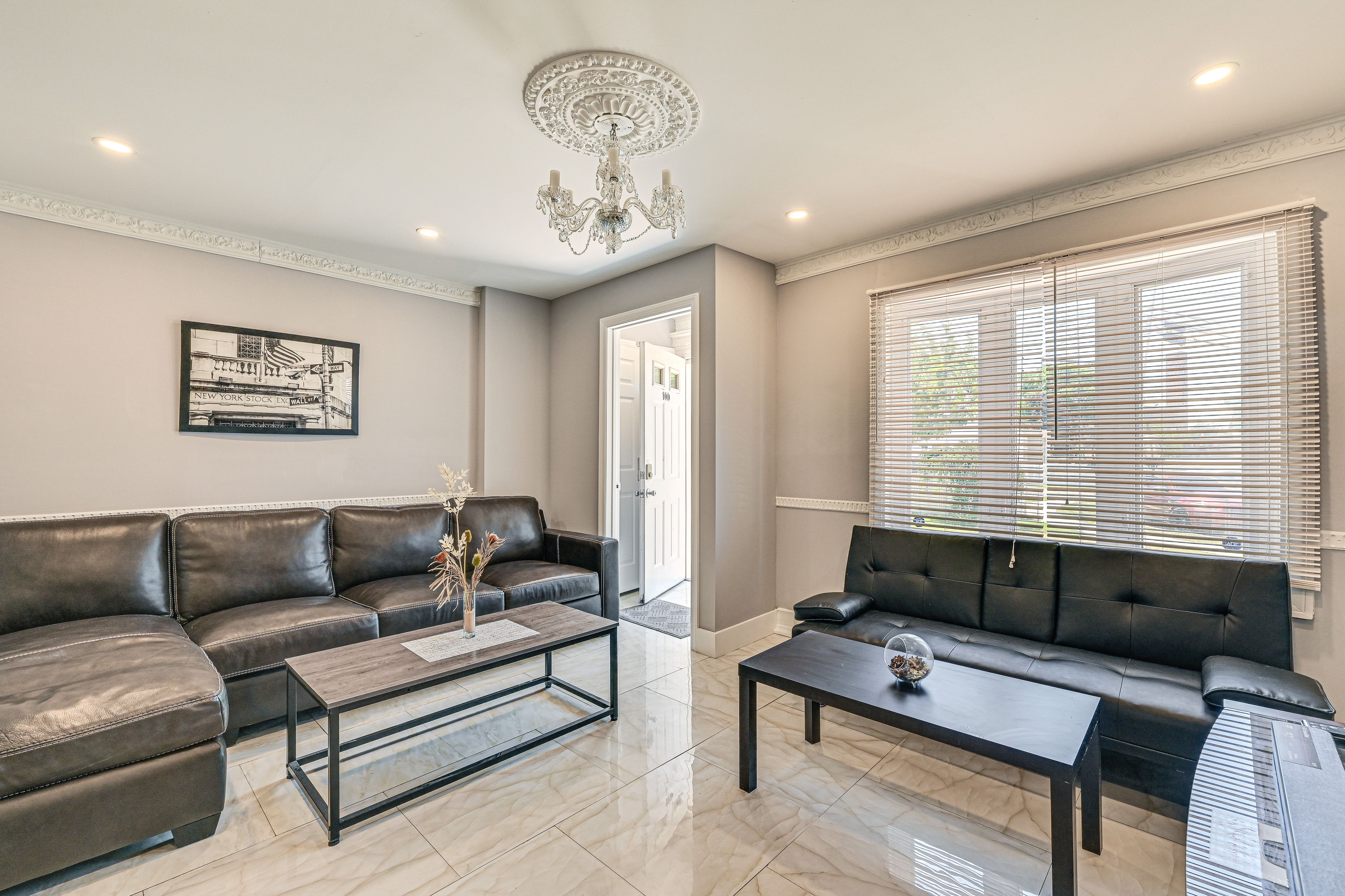 Living Room | Flat-Screen TV | Electric Fireplace | Queen Sleeper Sofa