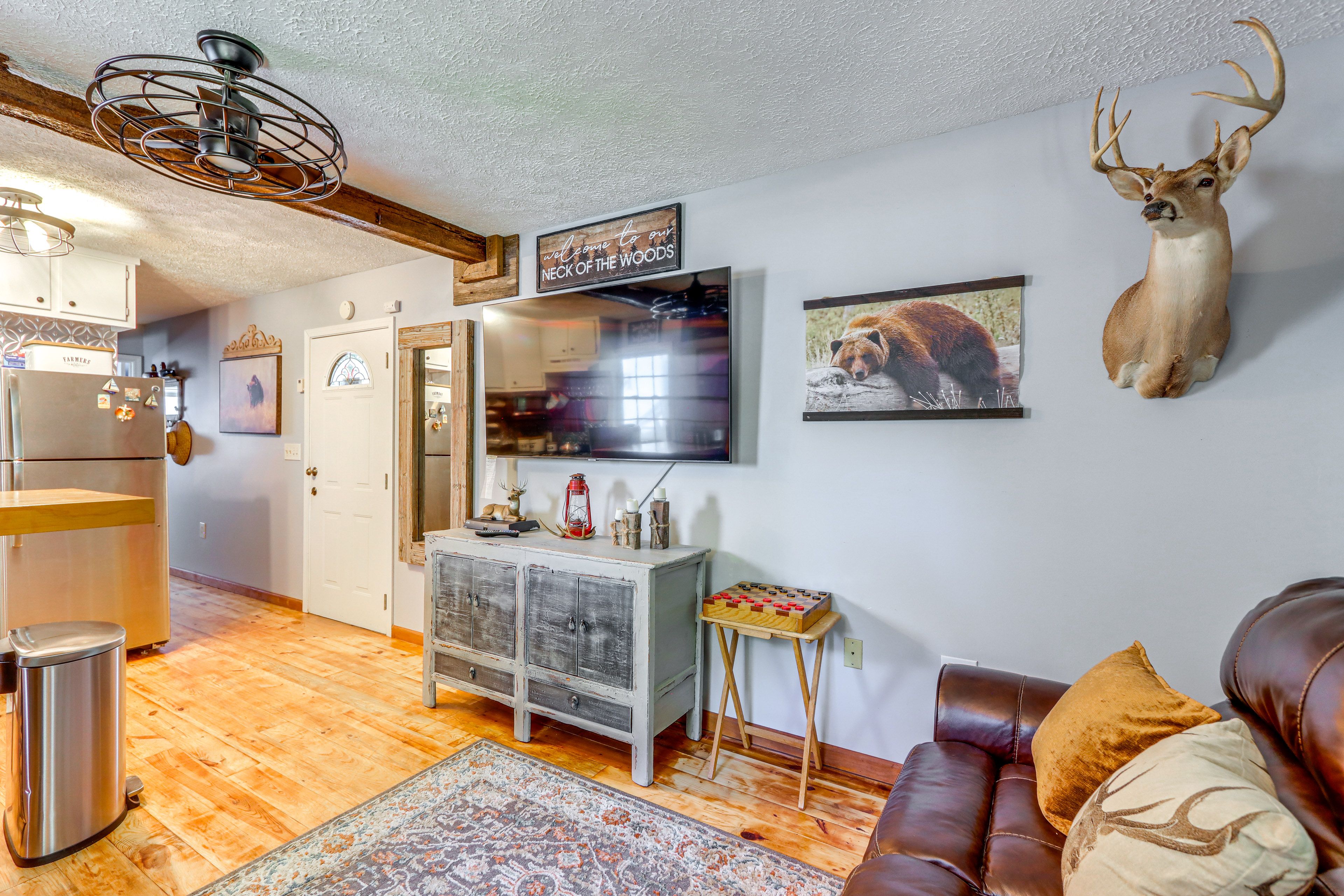 Living Room | Board Games | Wall Furnace | Window A/C Unit