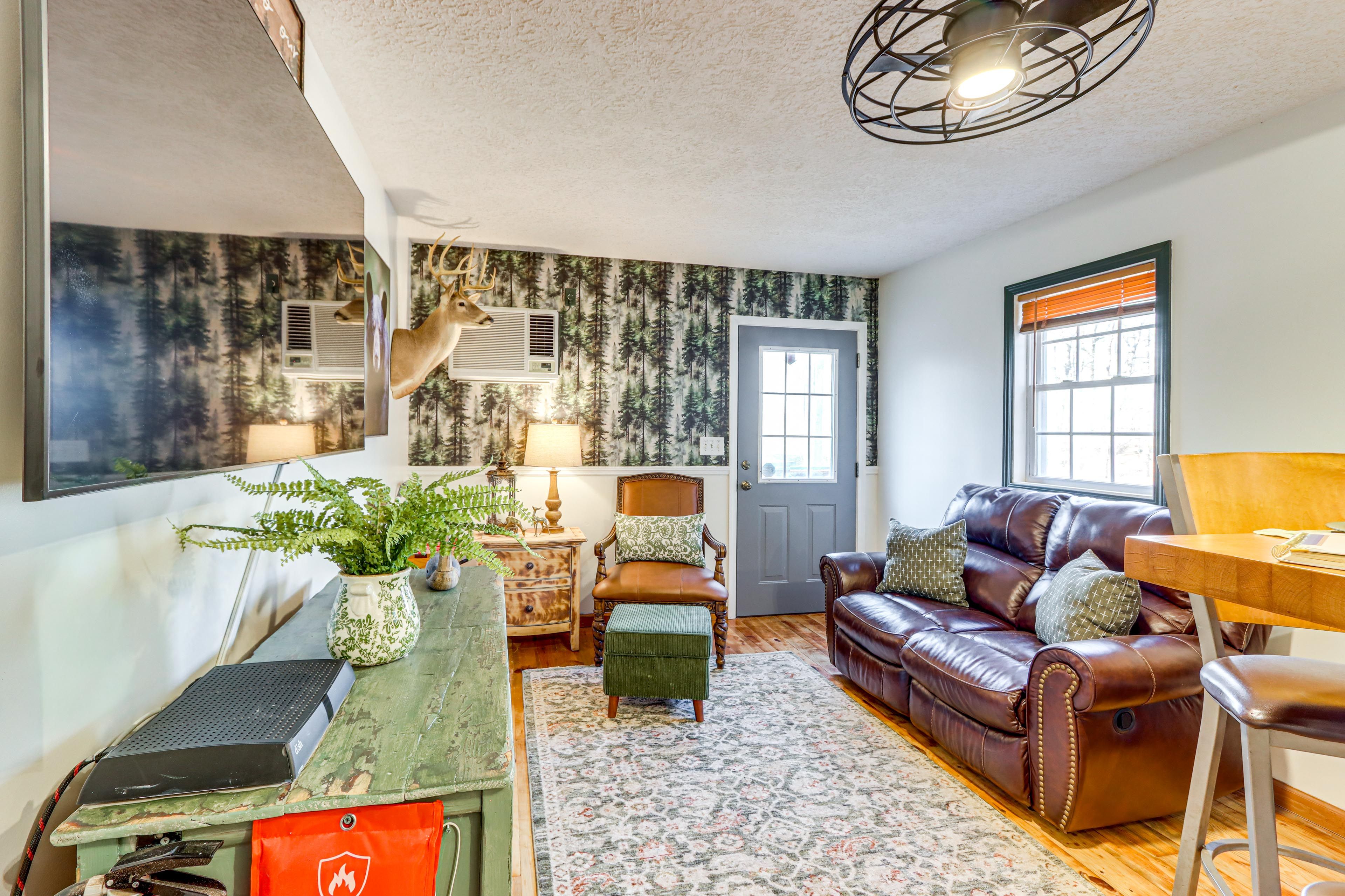 Living Room | Board Games | Wall Furnace | Window A/C Unit