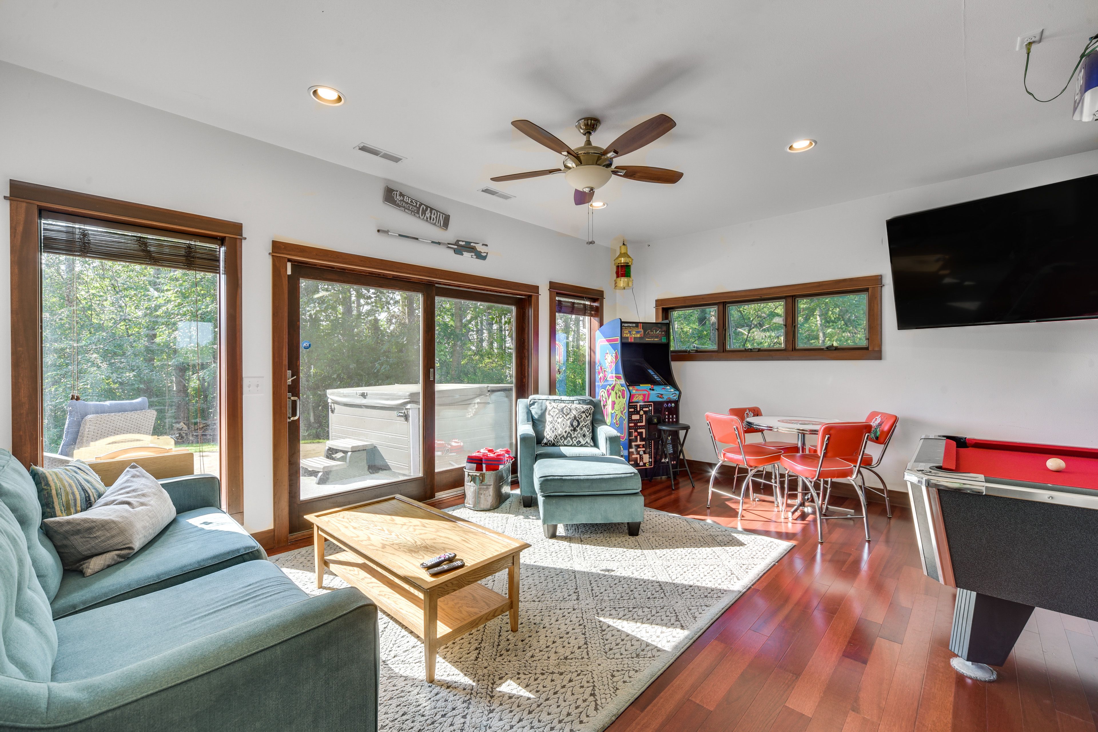 Game Room | 1st Floor | Pool Table | Arcade Cabinet