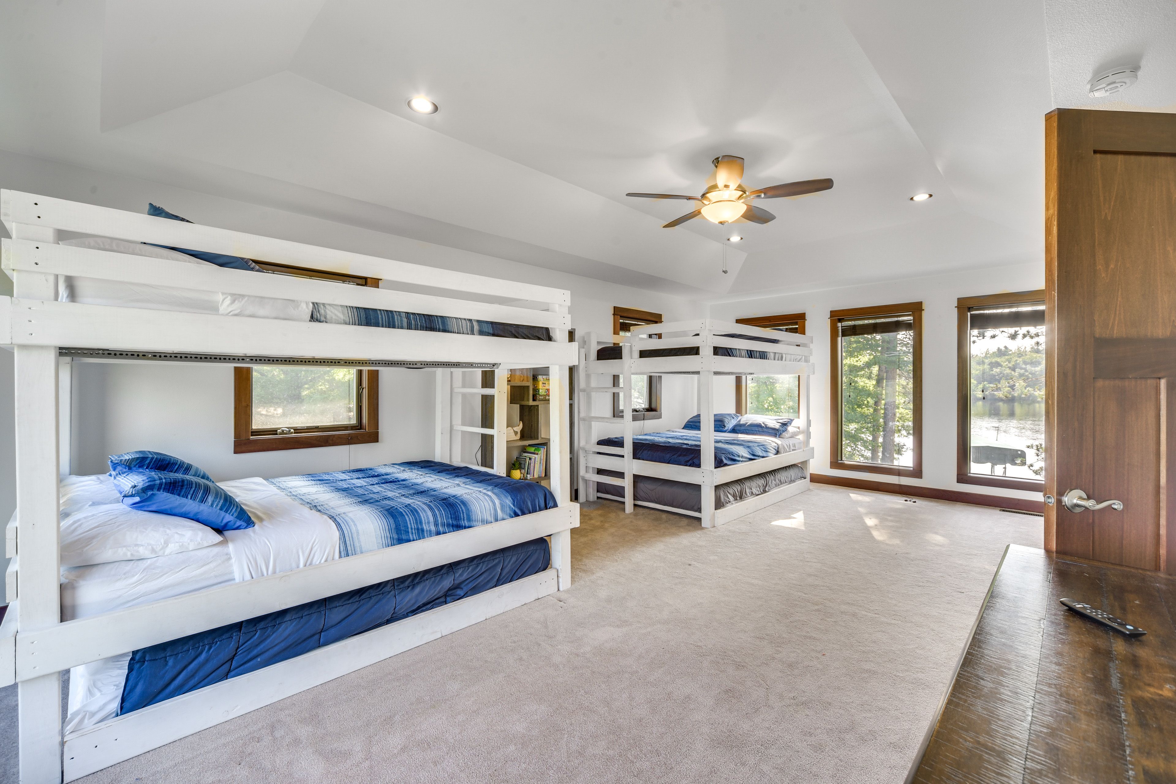 Bedroom 3 | 2 Queen Bunk Beds w/ 2 Queen Trundles | 2nd Floor | Hangers