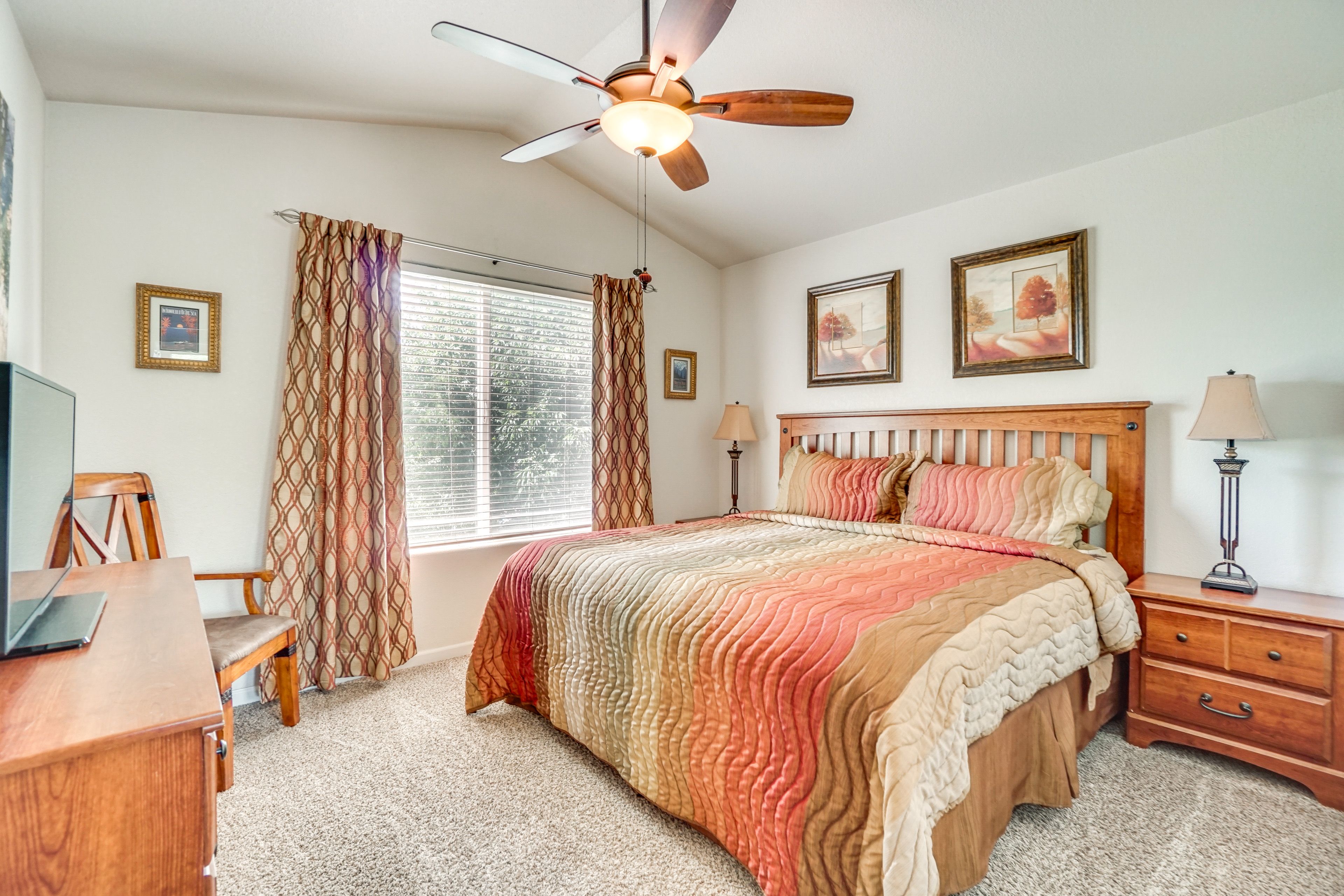 Bedroom 1 | King Bed | Linens Provided | 2nd Floor