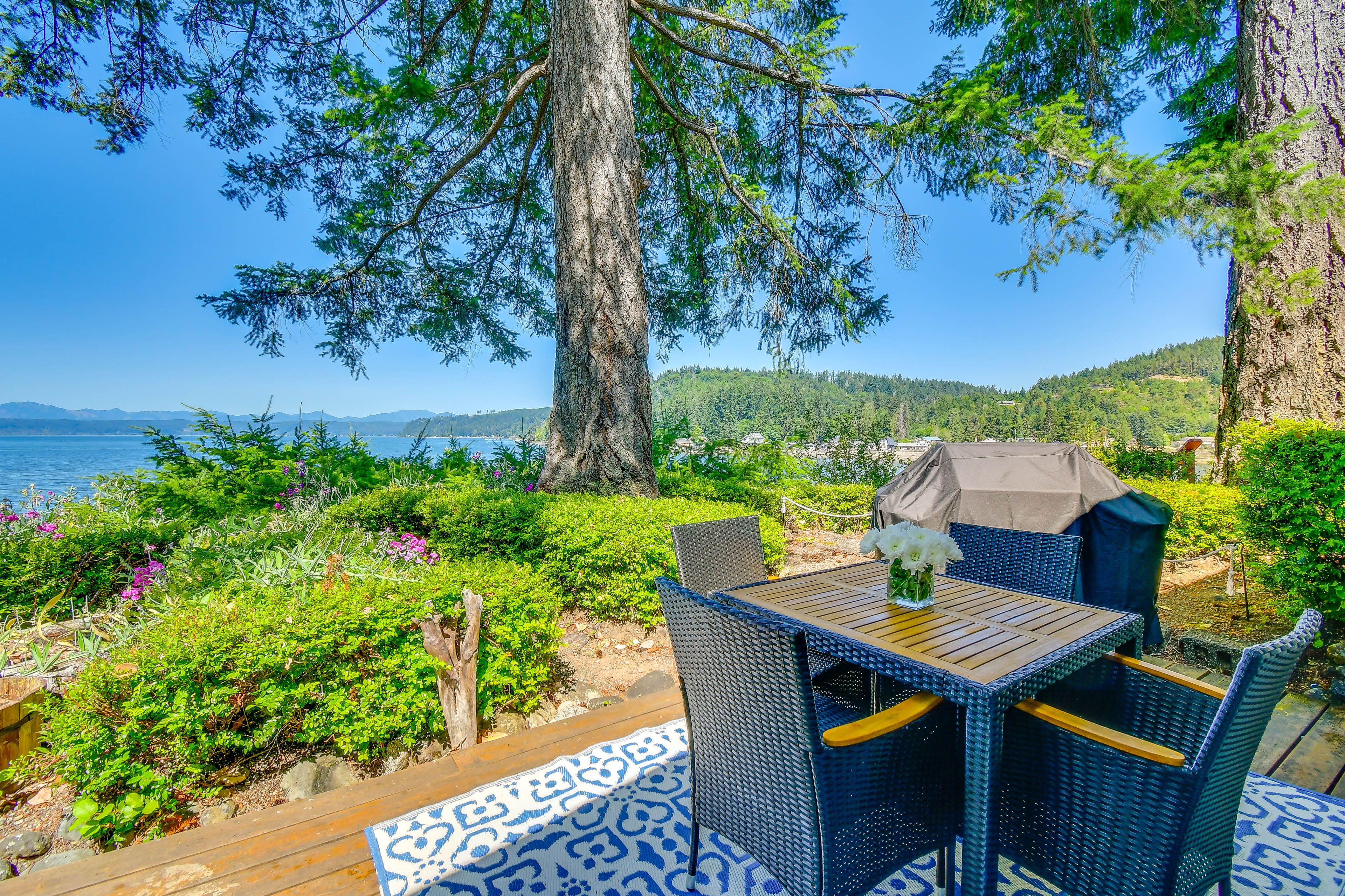 Deck | Private Hot Tub | Grill | Water Views