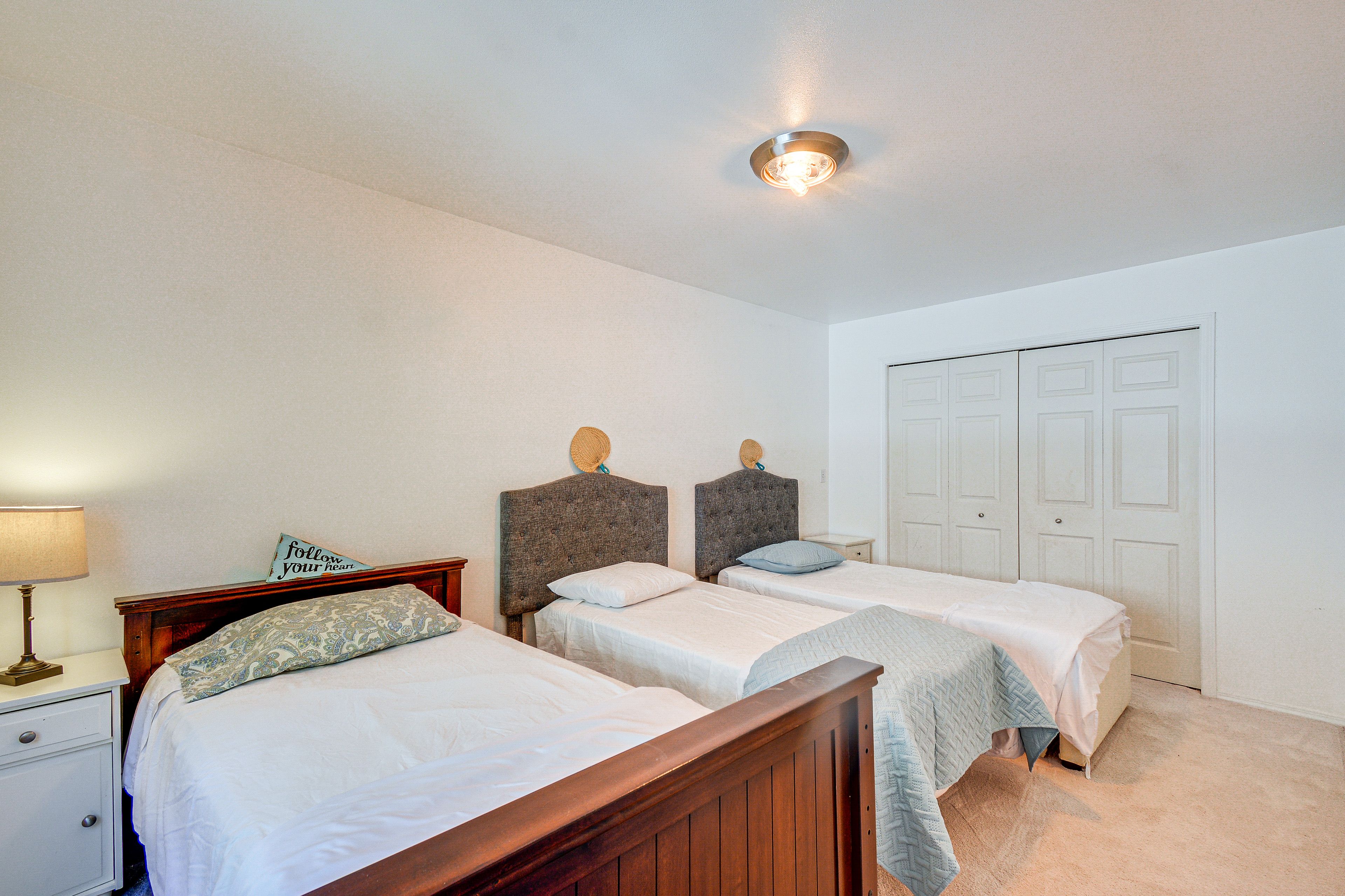 Bedroom 6 (Guest House) | 2nd Floor | 3 Twin Beds
