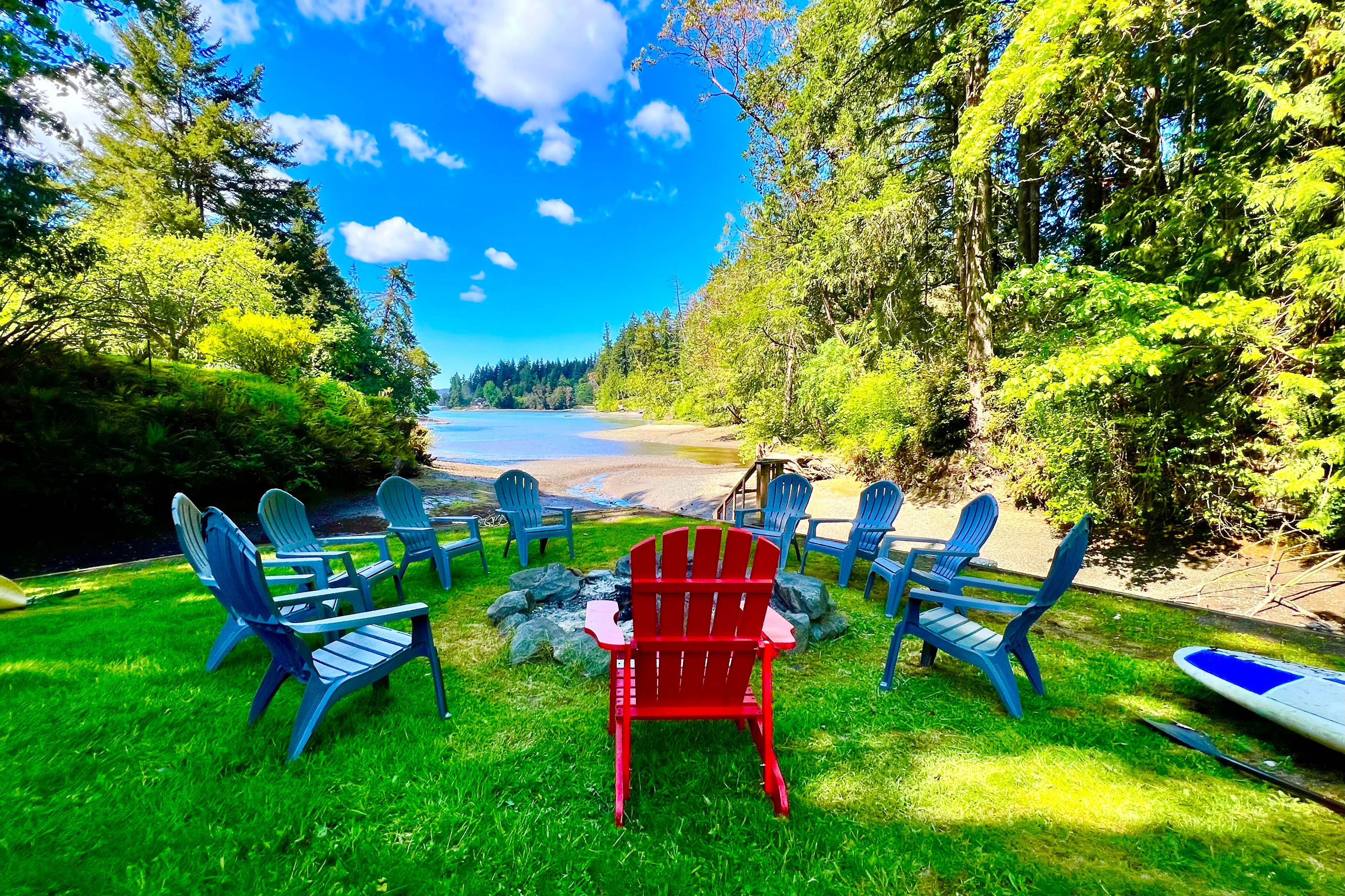 Bainbridge Island Vacation Rental | 6BR | 4.5BA | Steps Required | 3,300 Sq Ft