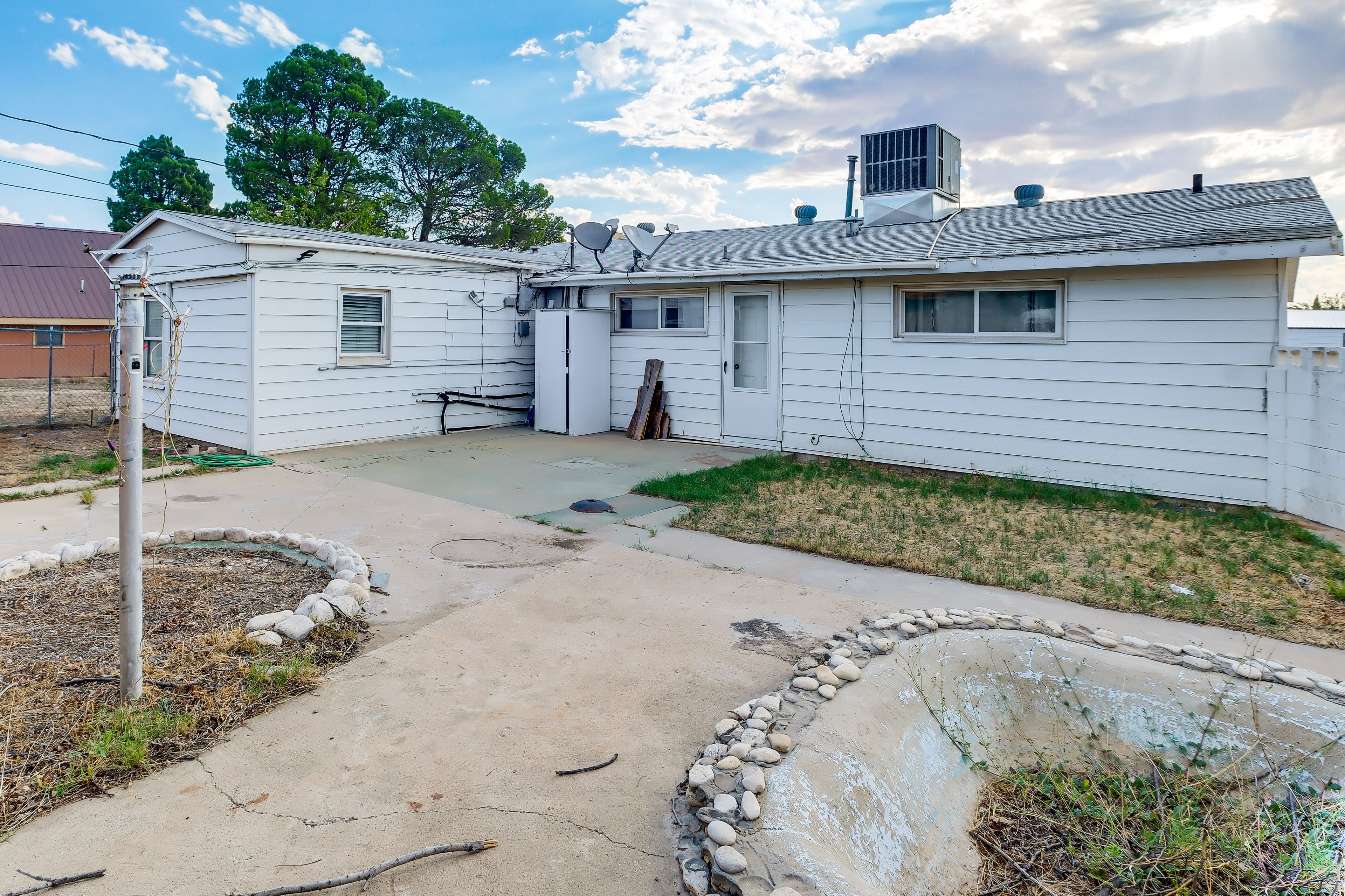 Back Exterior | Fenced Backyard