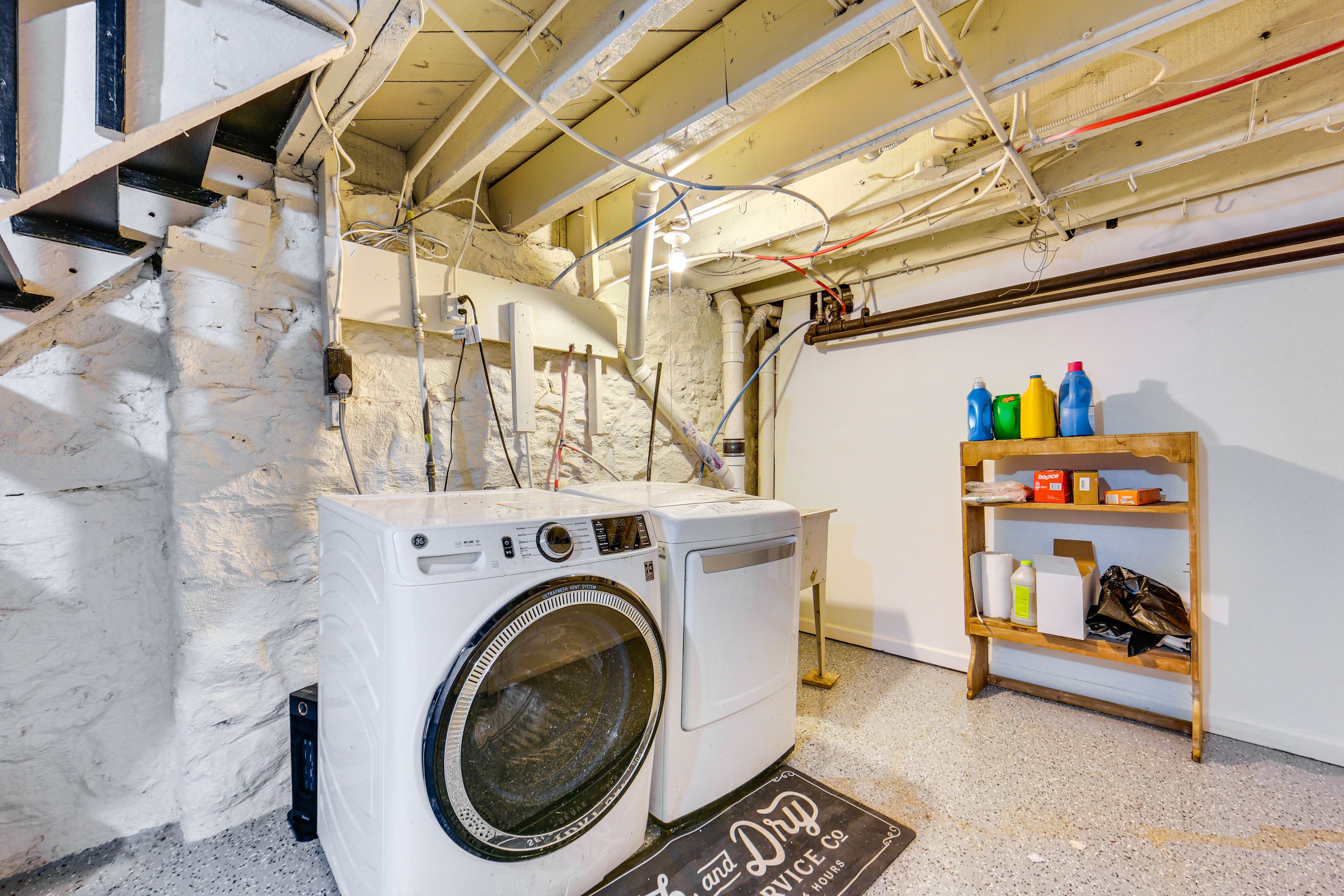 Laundry | Detergent Provided | Basement