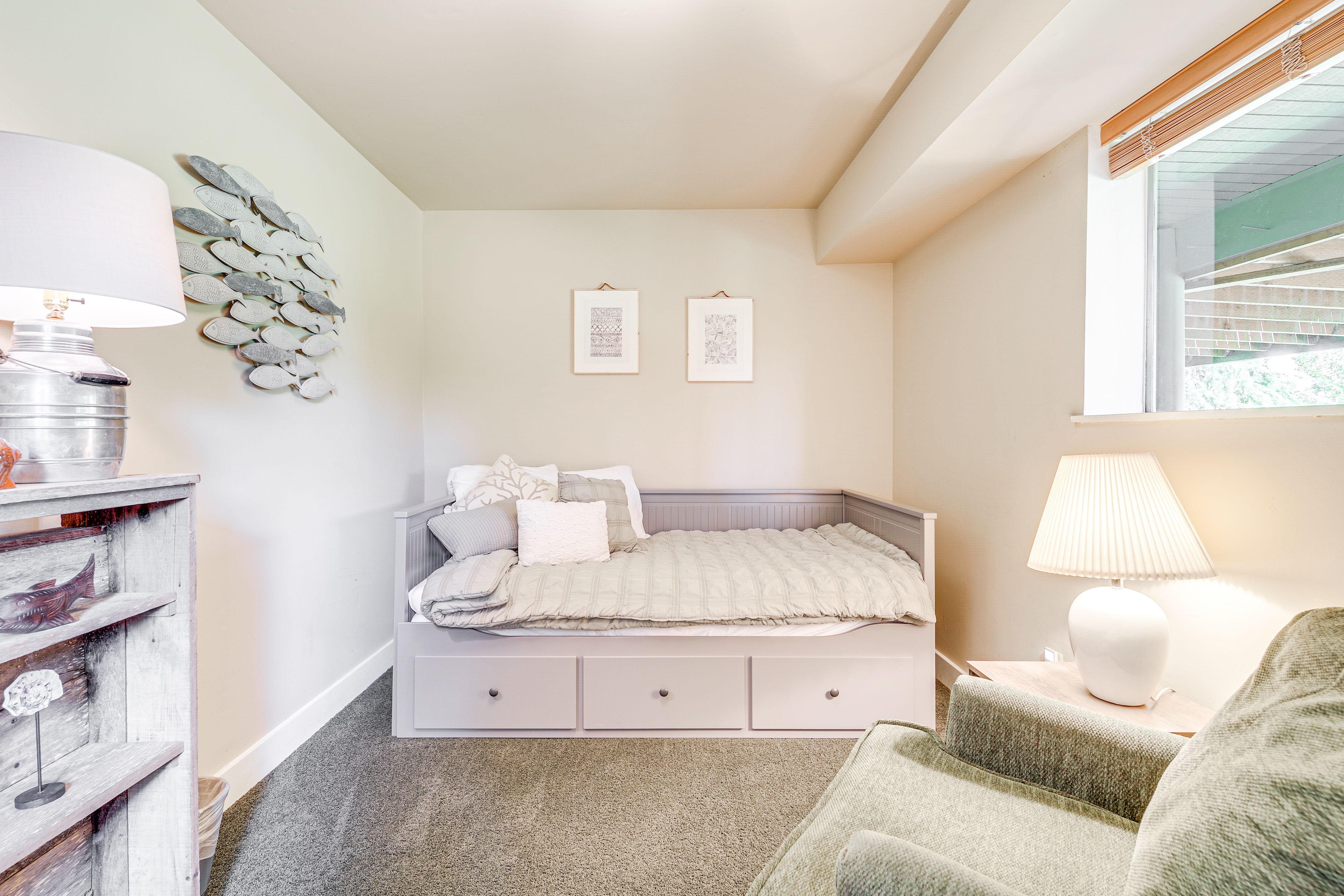 Bedroom 3 | Twin Daybed w/ Twin Trundle | Basement Floor