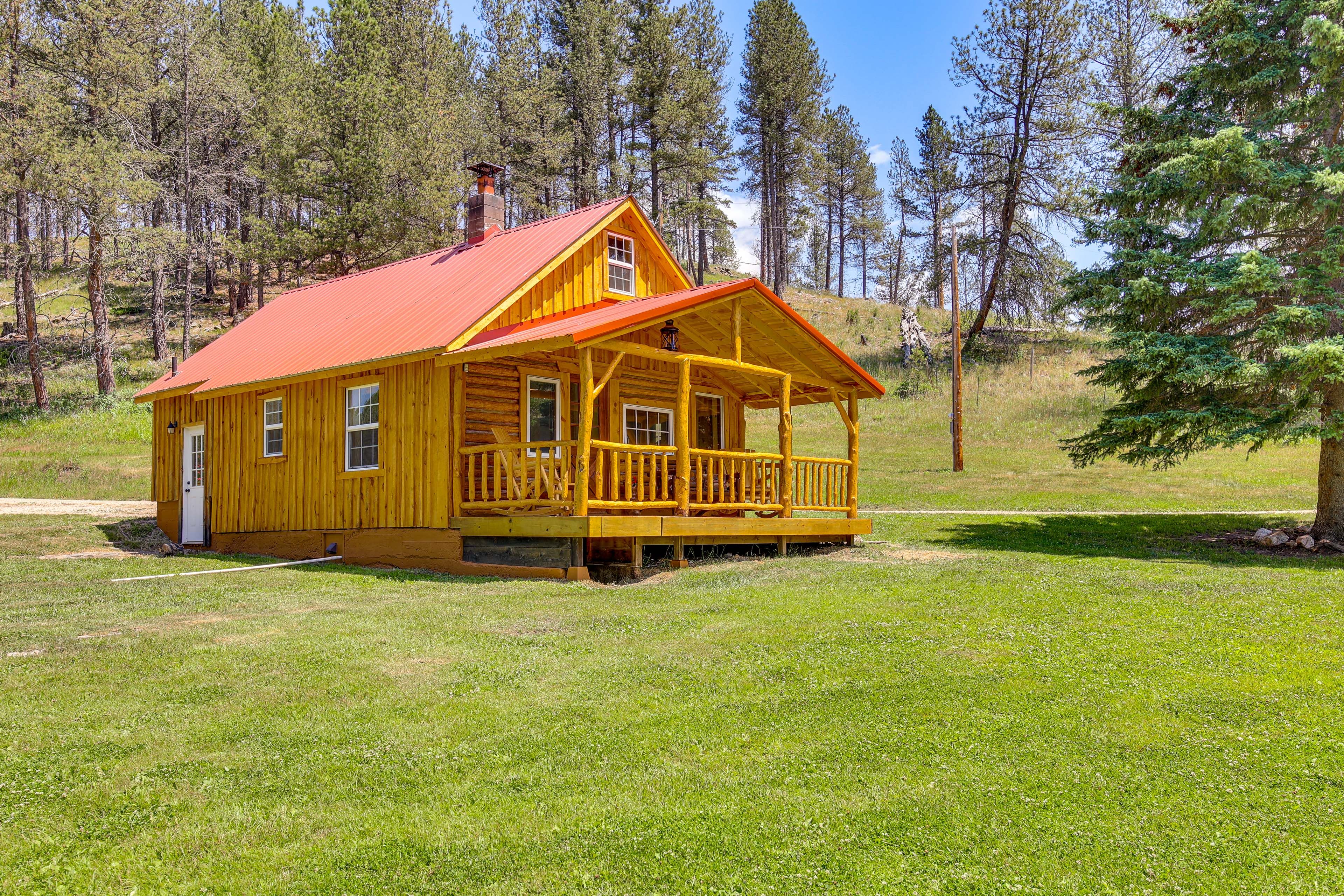 Custer Vacation Rental | 1BR | 1BA | 1,000 Sq Ft | Stairs Required
