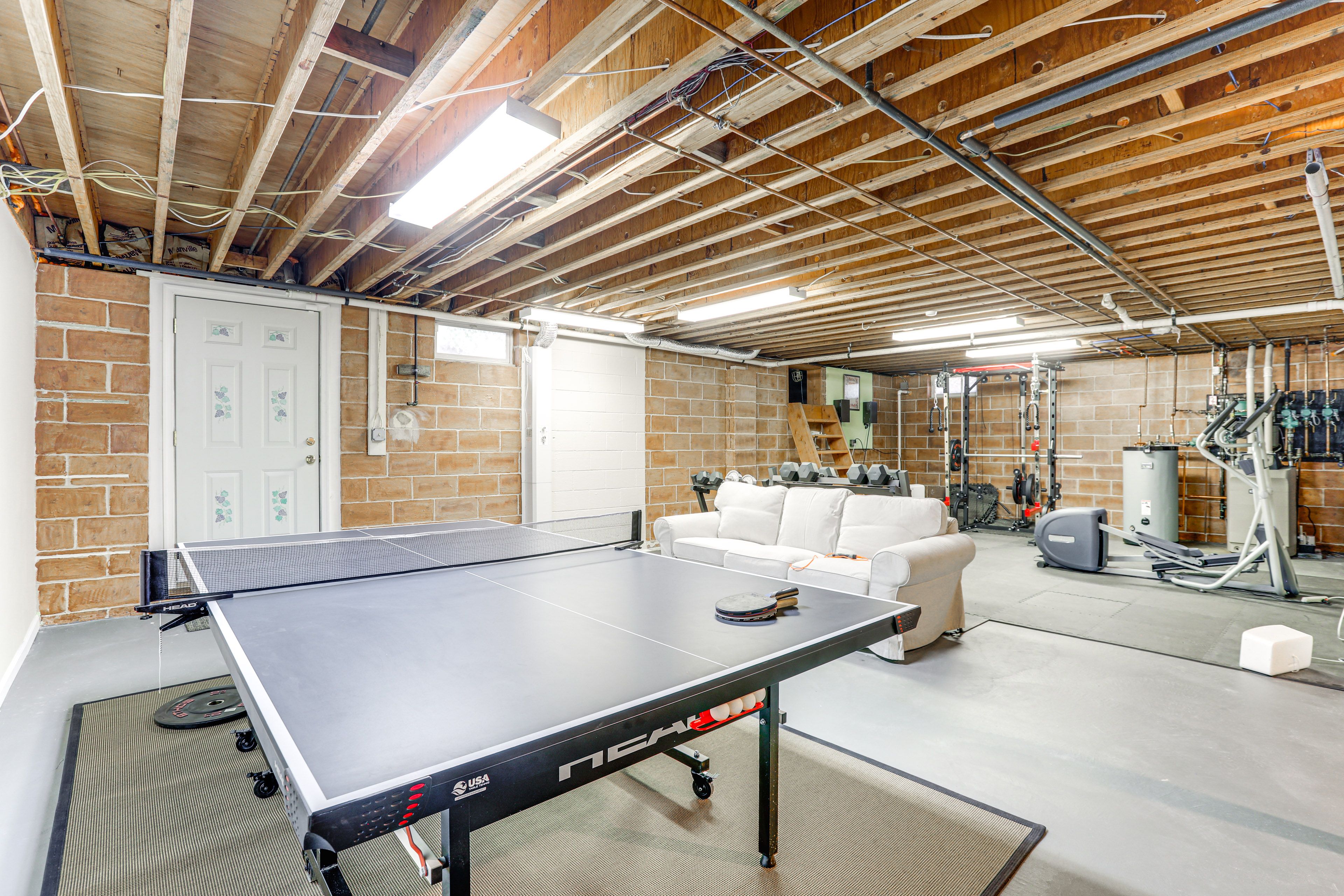 Garage | Ping-Pong Table | Home Gym | 1st Floor