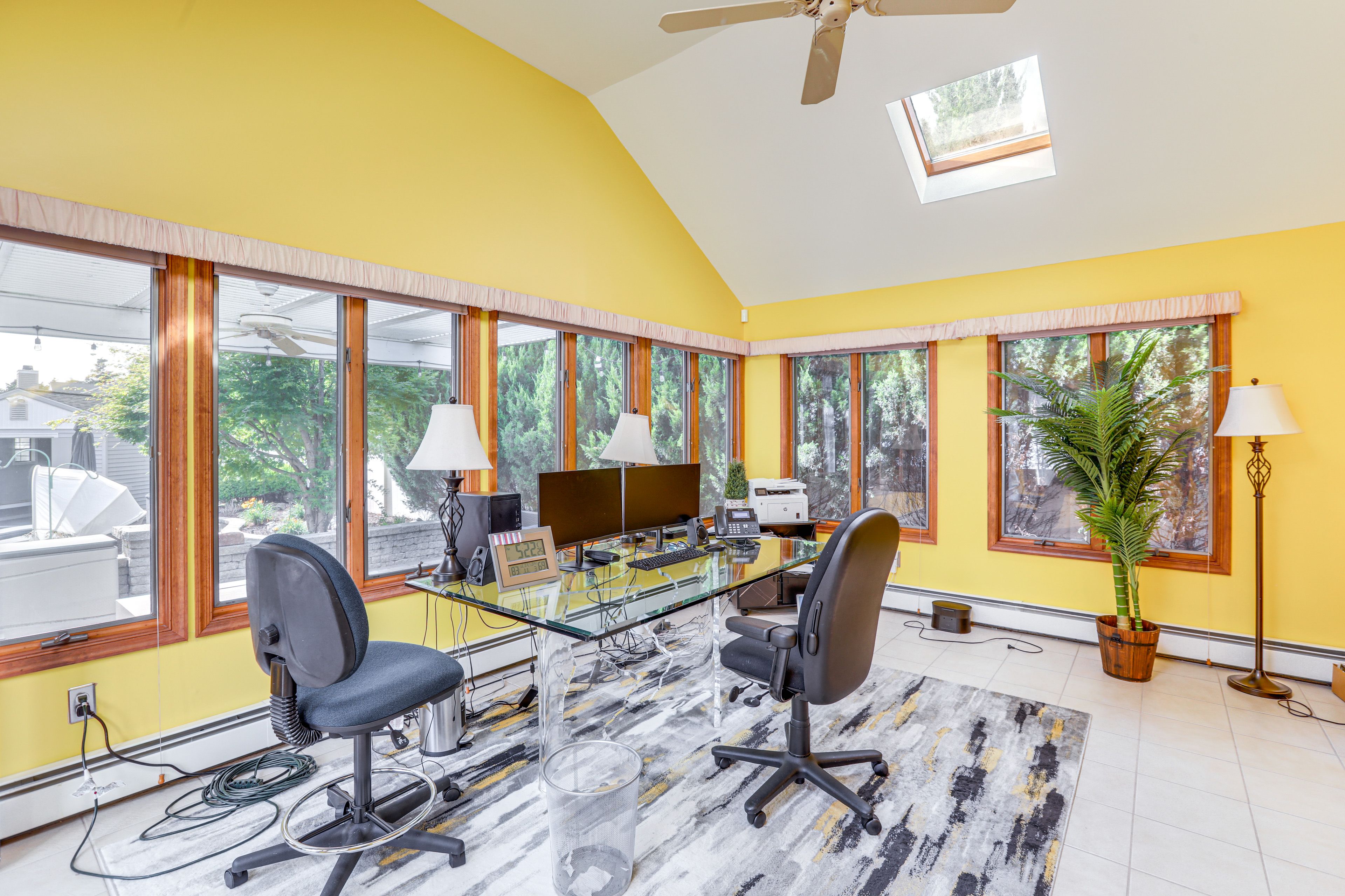 Private Home Office | Dual-Monitor Setup | Printer | 1st Floor