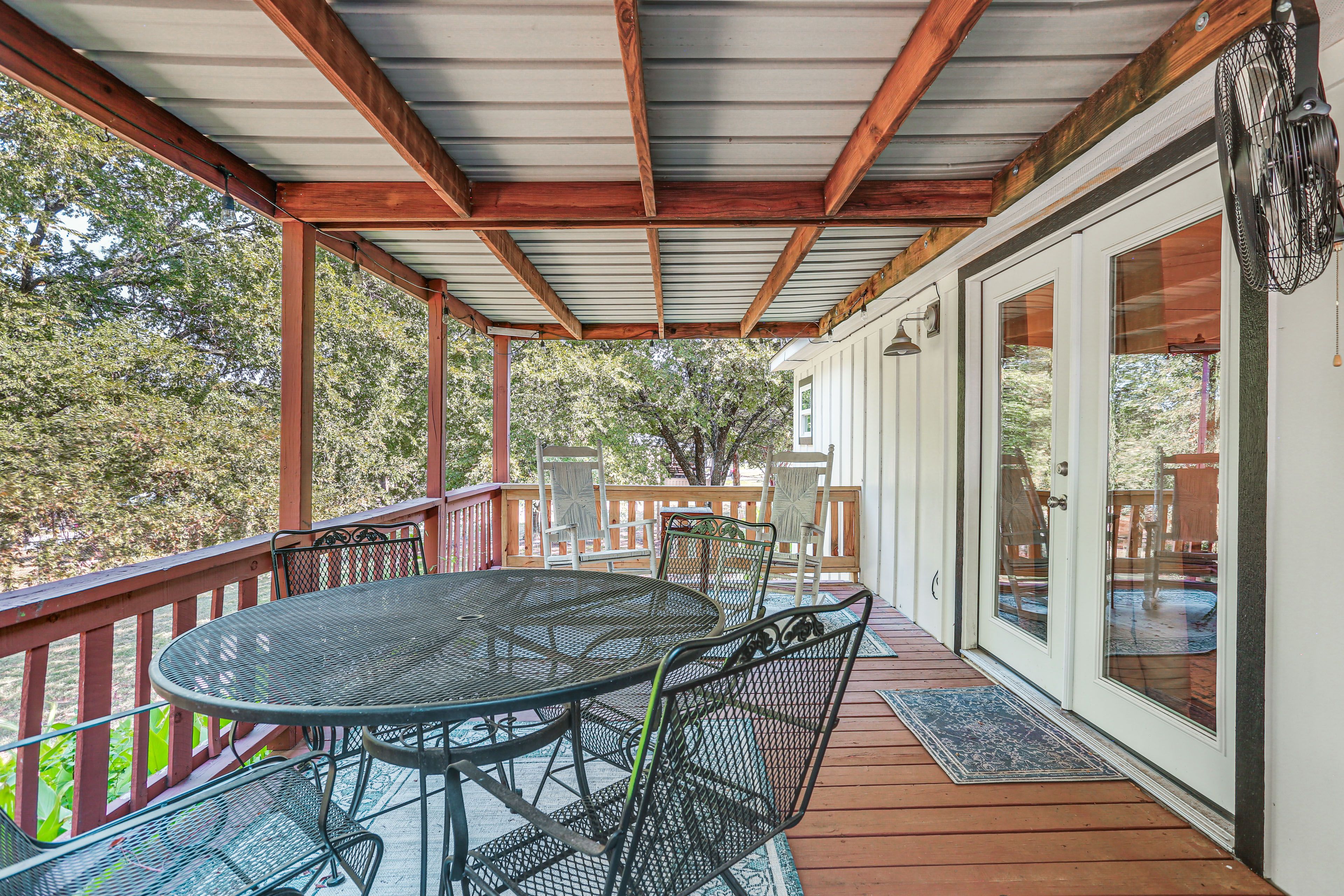 Covered Back Deck