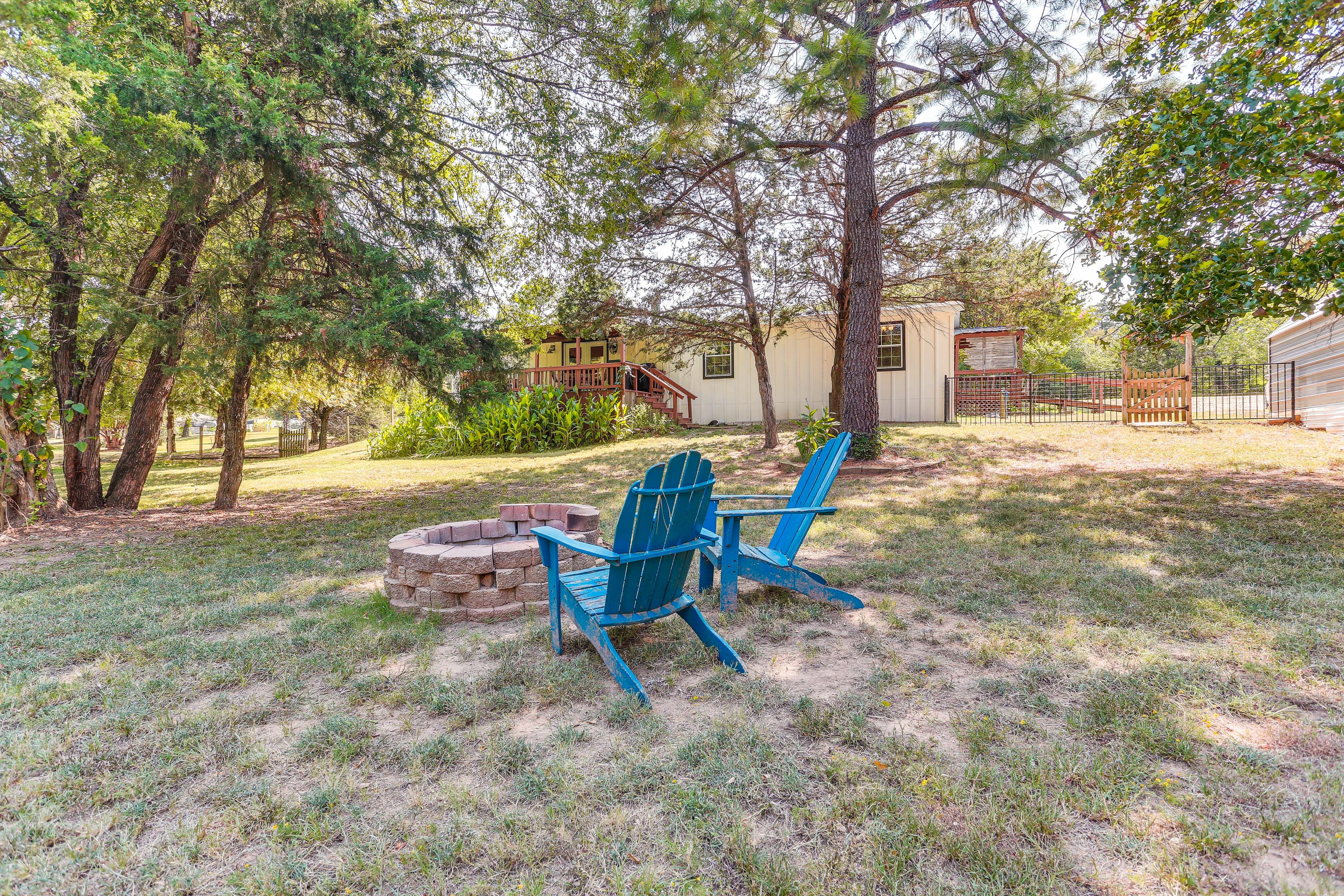 Back Exterior | Fire Pit | Fenced Backyard