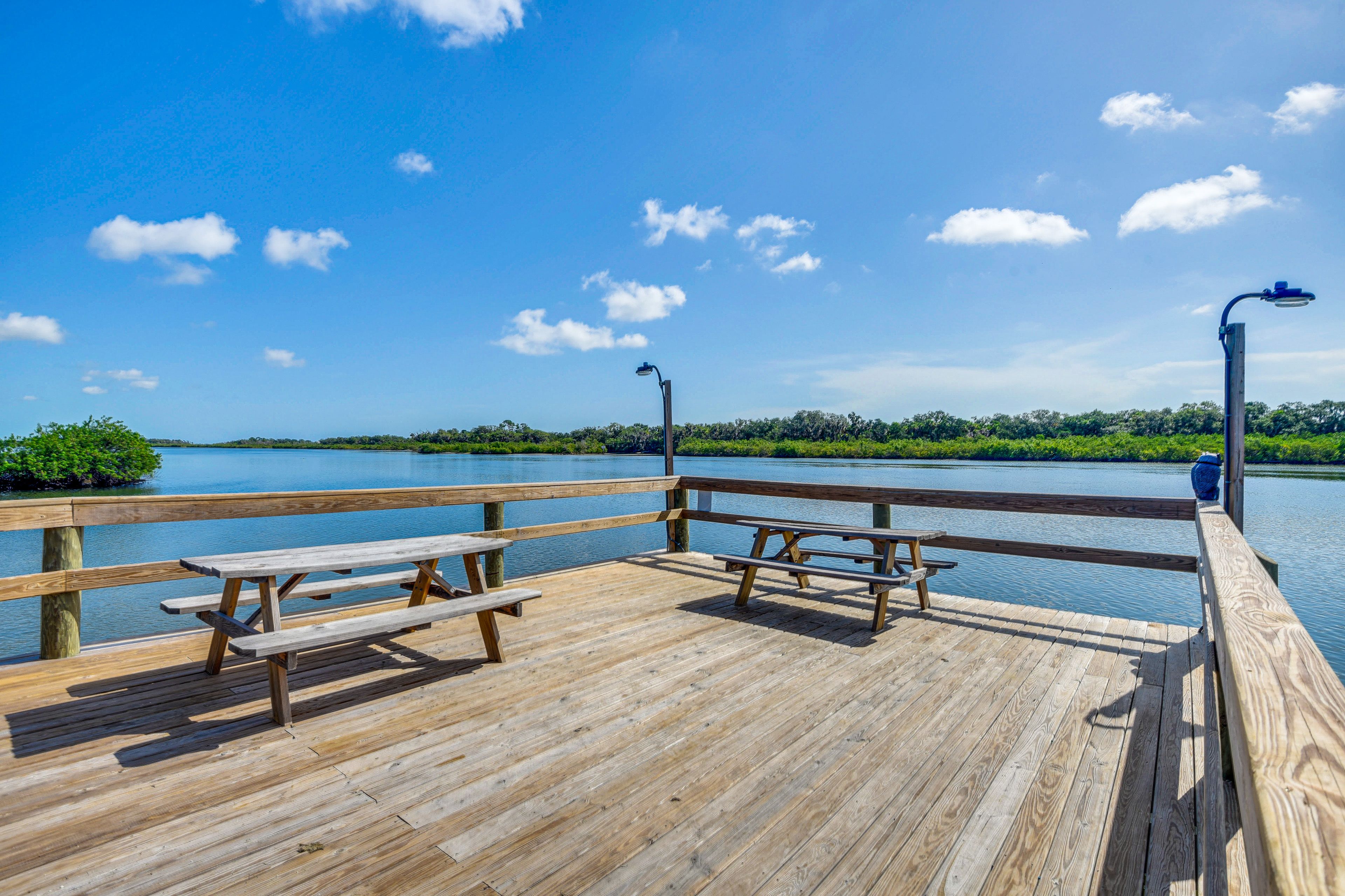 Terra Mar Village | Community Amenities | River Access | Pier w/ Dining Areas