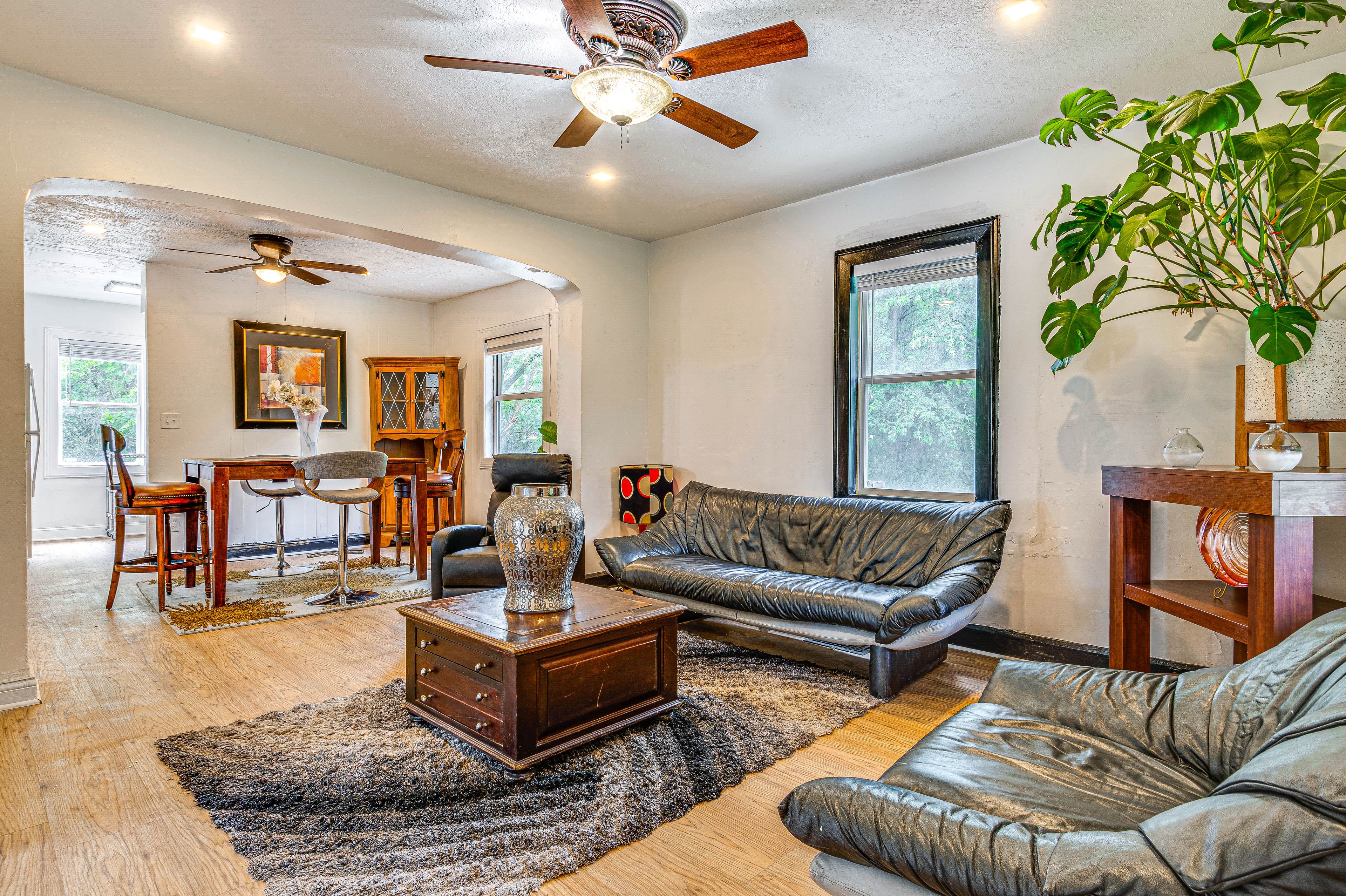 Indianapolis Vacation Rental | 2BR | 1BA | 850 Sq Ft | Stairs Required
