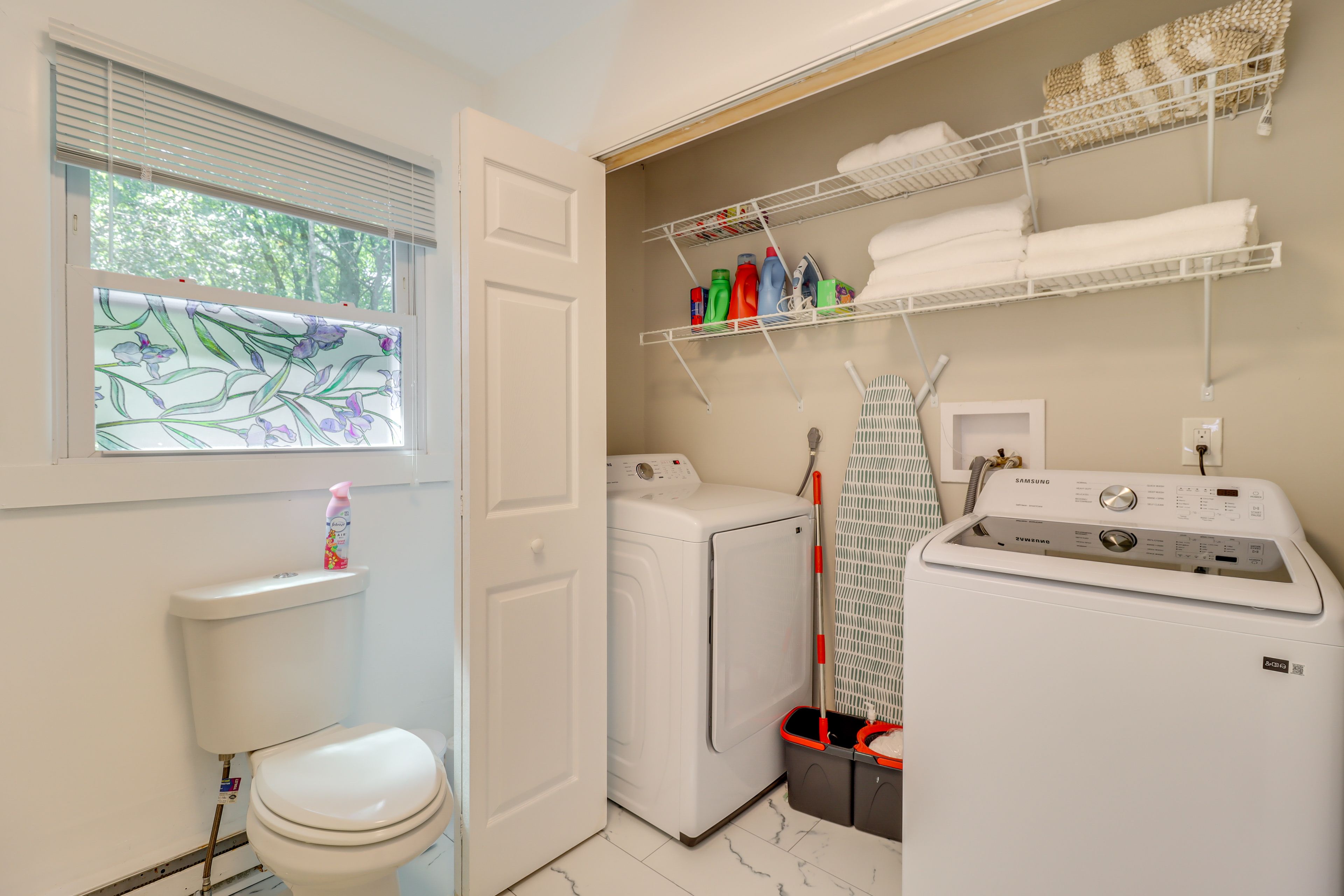 Laundry Area | Washer/Dryer | Laundry Detergent | Iron/Board