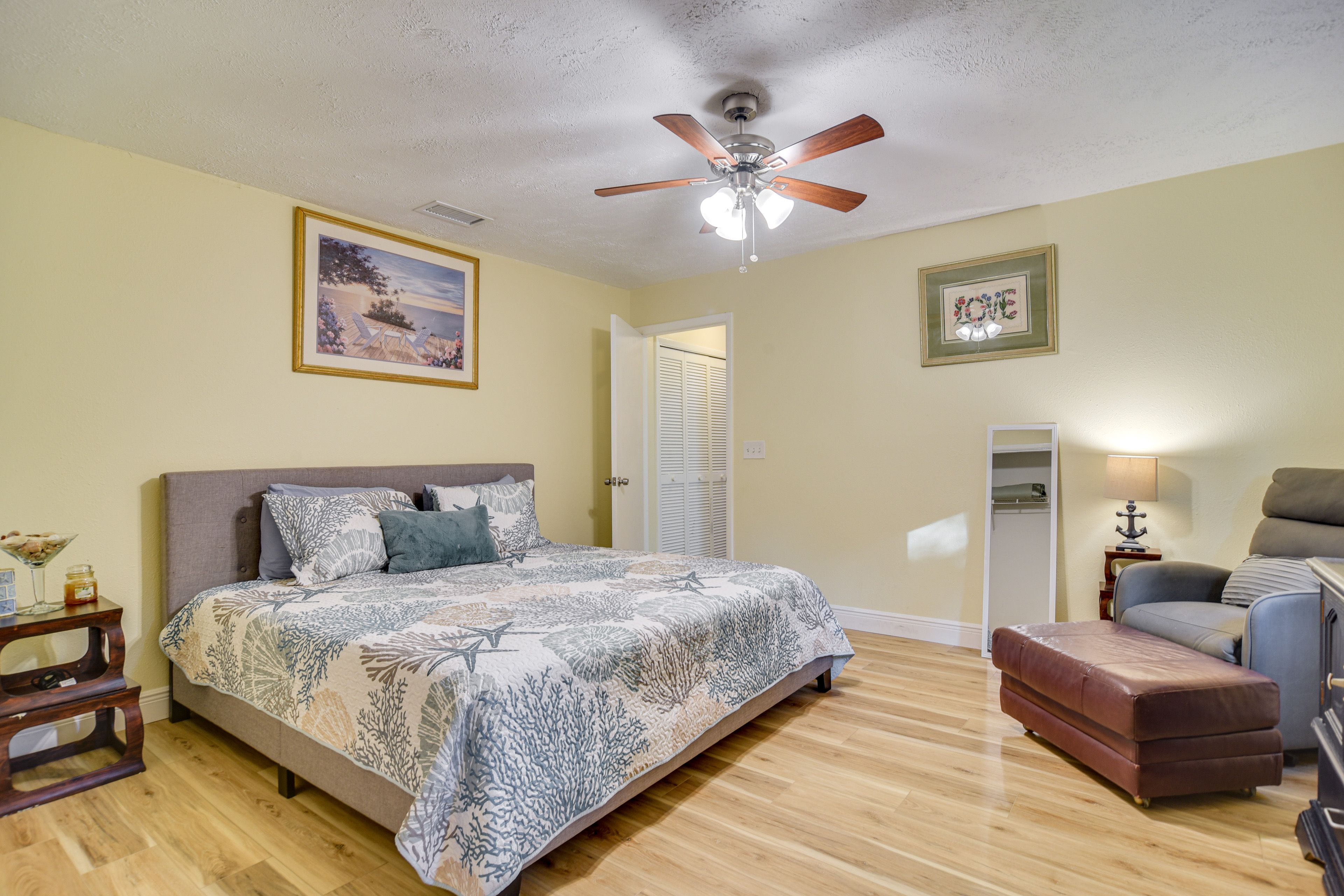 Bedroom 2 | King Bed | Central Heating & A/C