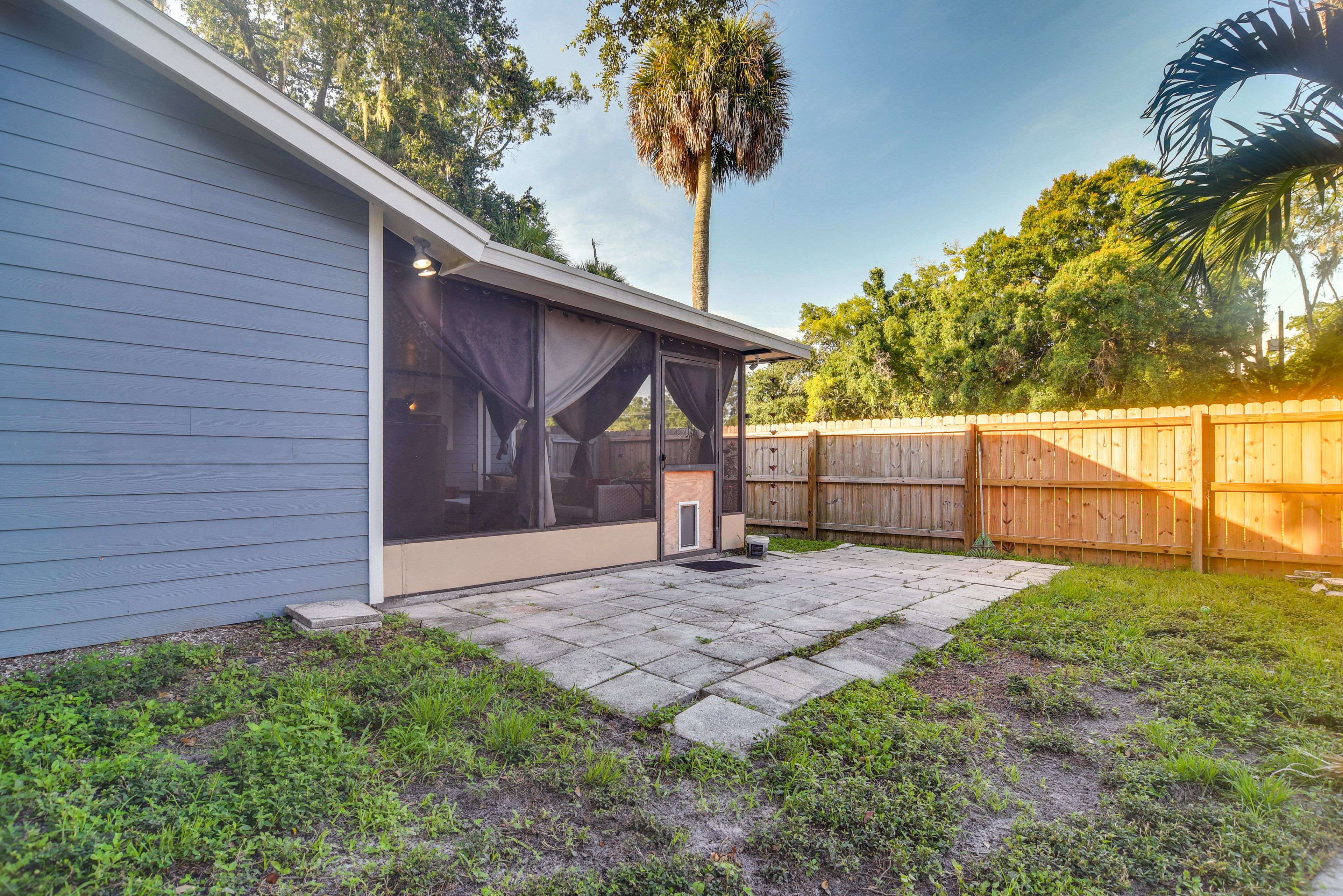 Fenced-In Yard