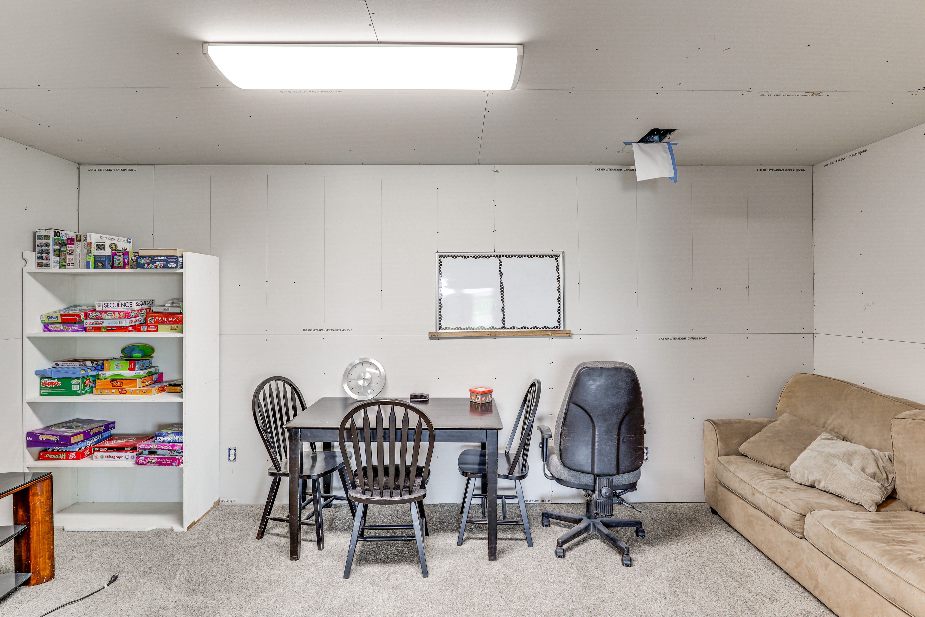 Basement | Full Sleeper Sofa | Basement Floor | Stairs Required