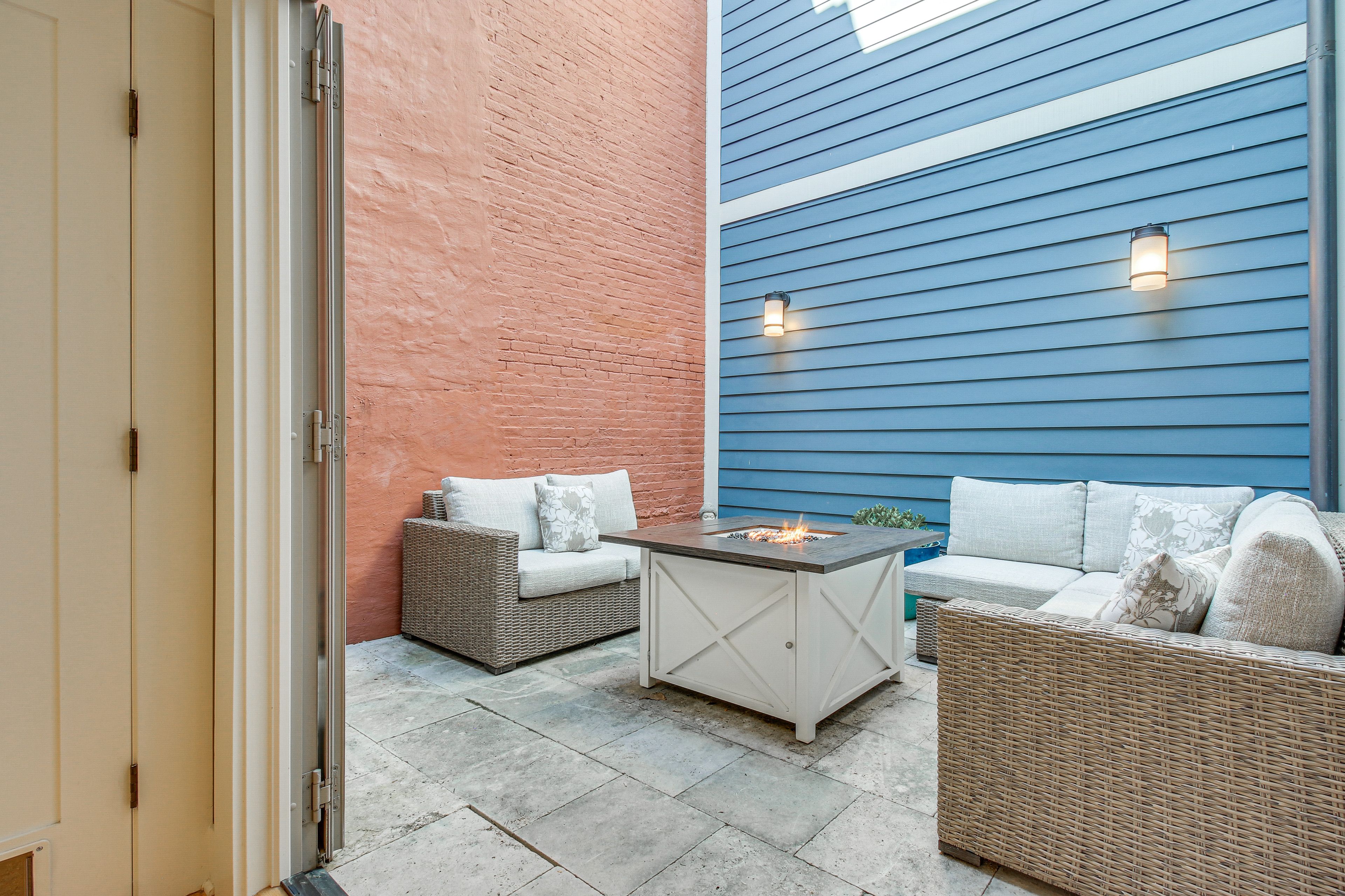Private Patio | Gas Fire Pit | Lounge Seating