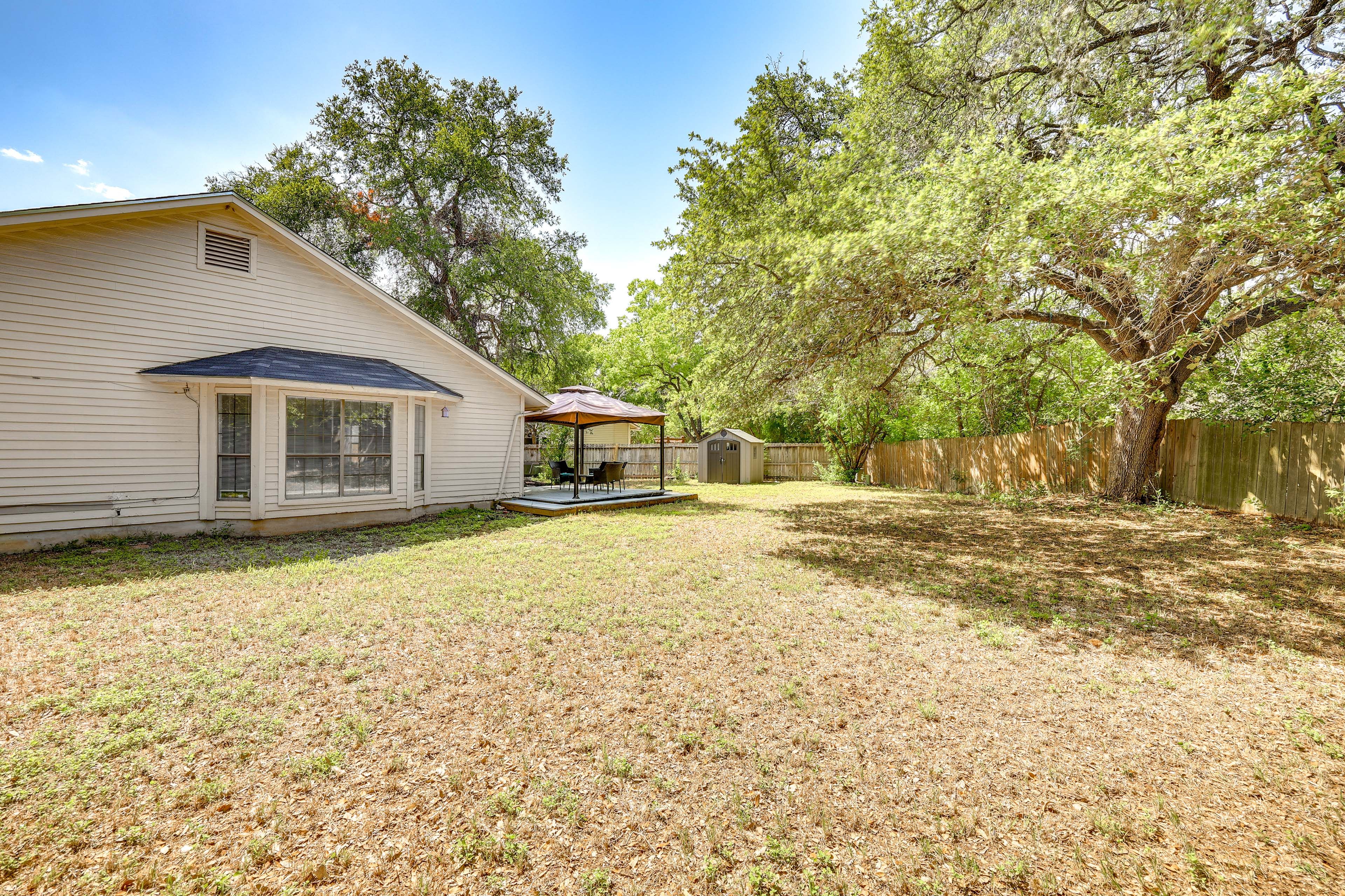 Fenced Backyard