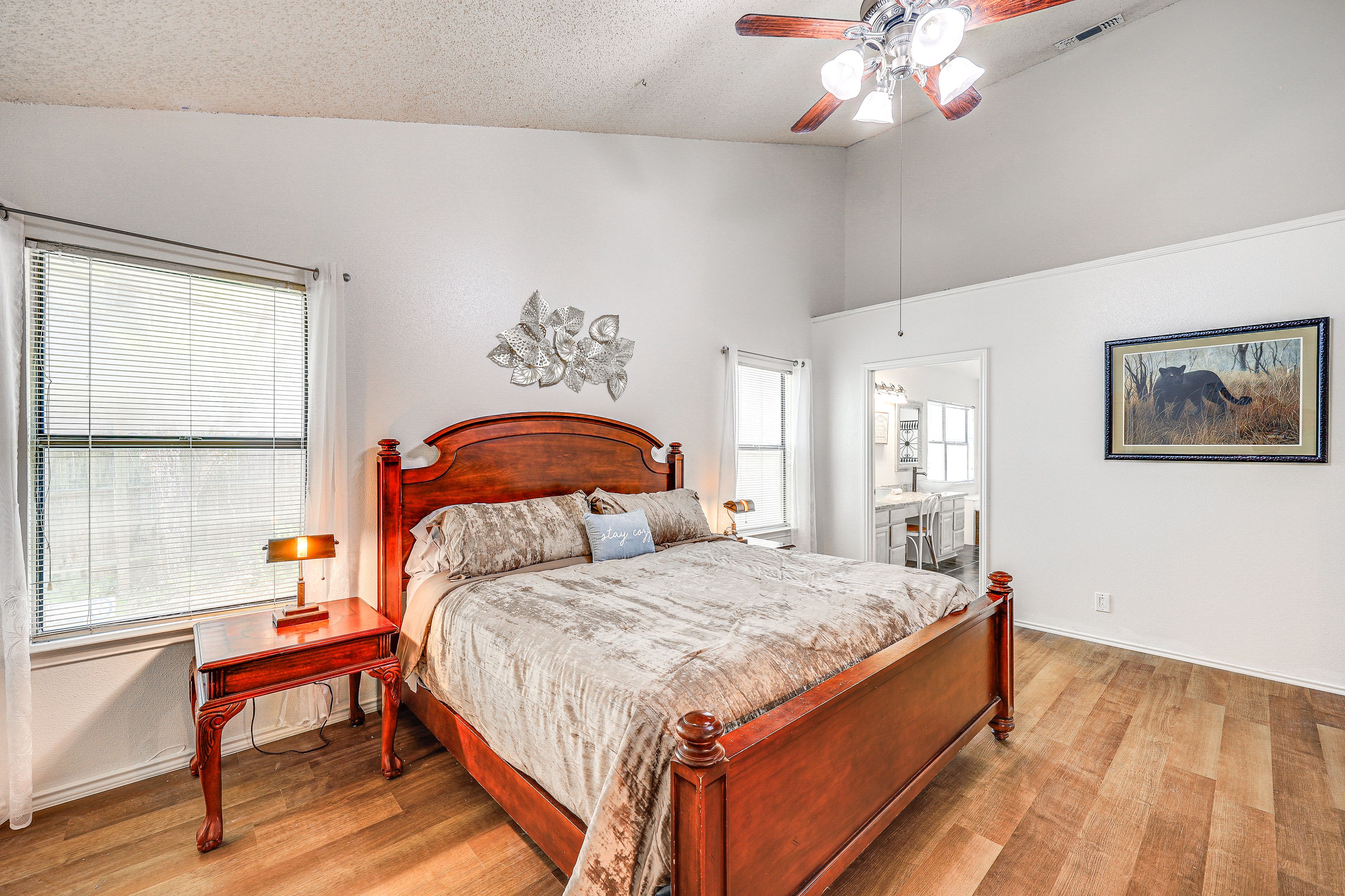 Bedroom Suite | King Bed | Flat-Screen TV | Walk-In Closet | 1st Floor