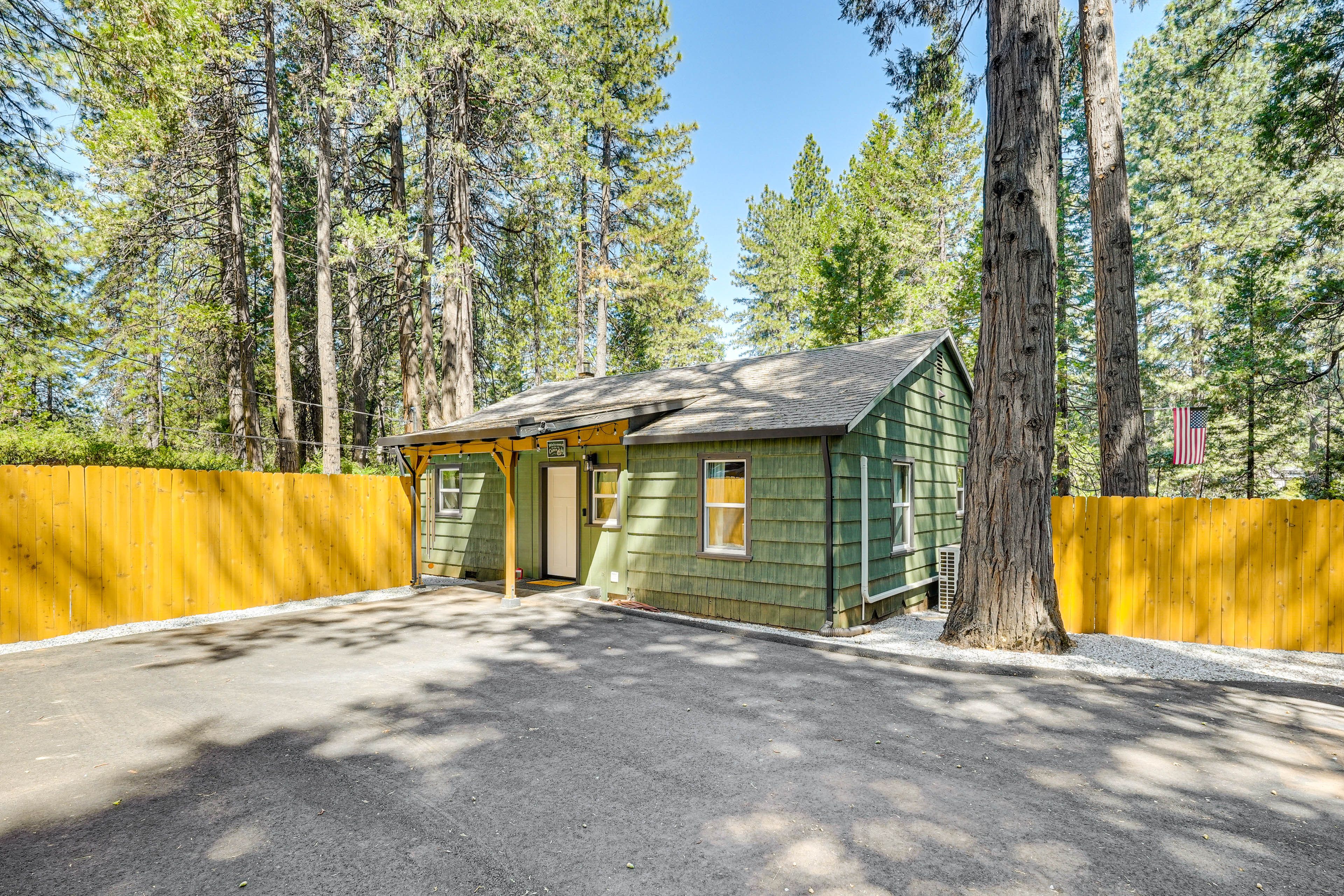 Cabin Exterior | Driveway Parking (4 Vehicles)
