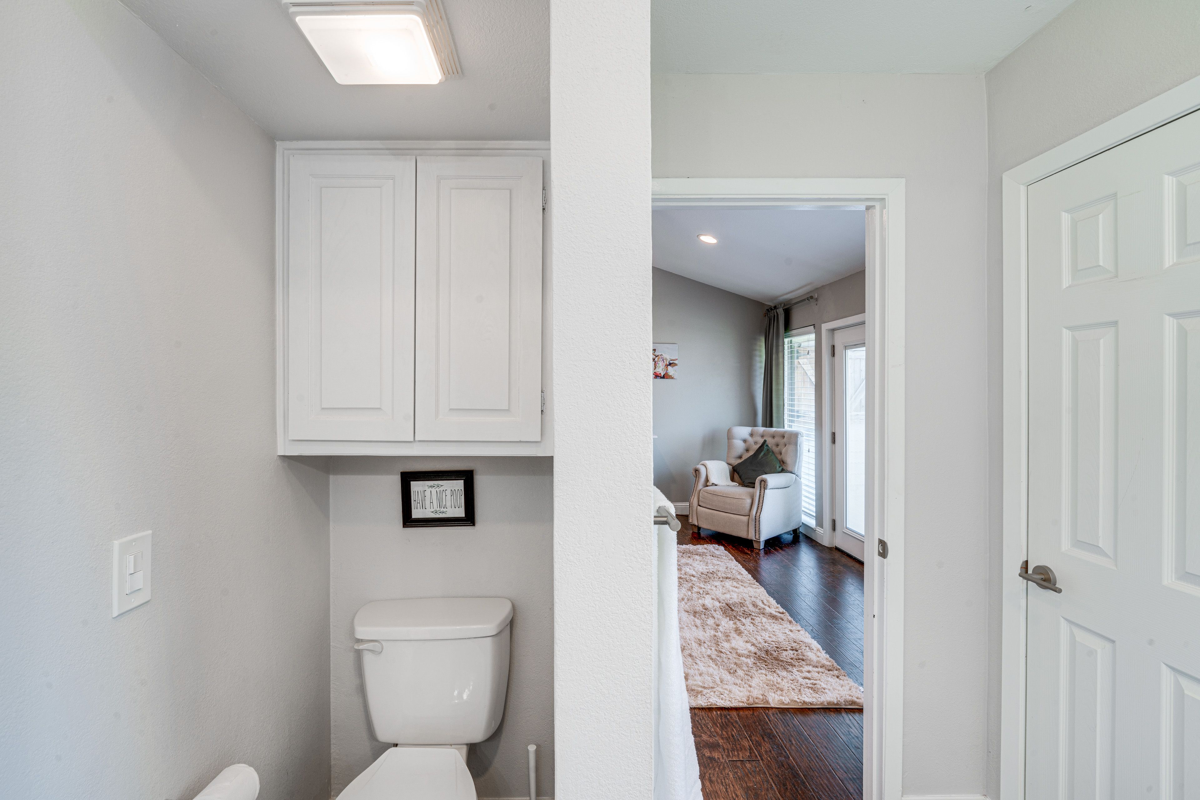 Half Bathroom | Complimentary Toiletries | Hair Dryer | Towels Provided