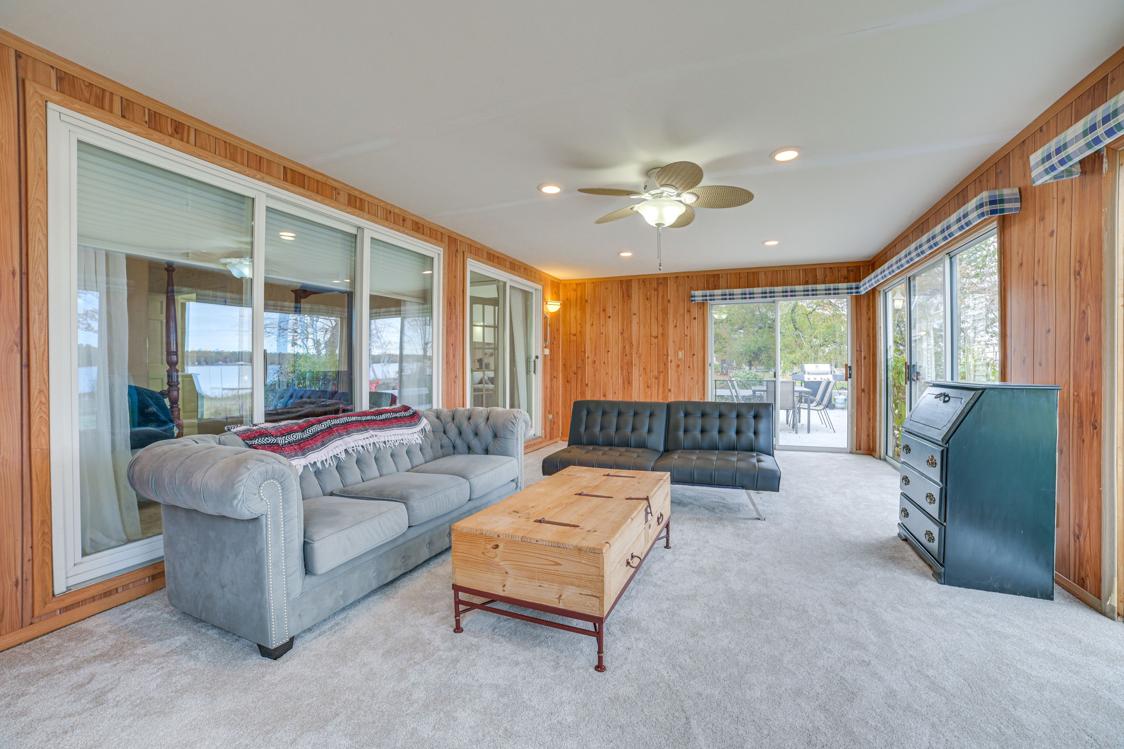 Furnished Sunroom | Futon