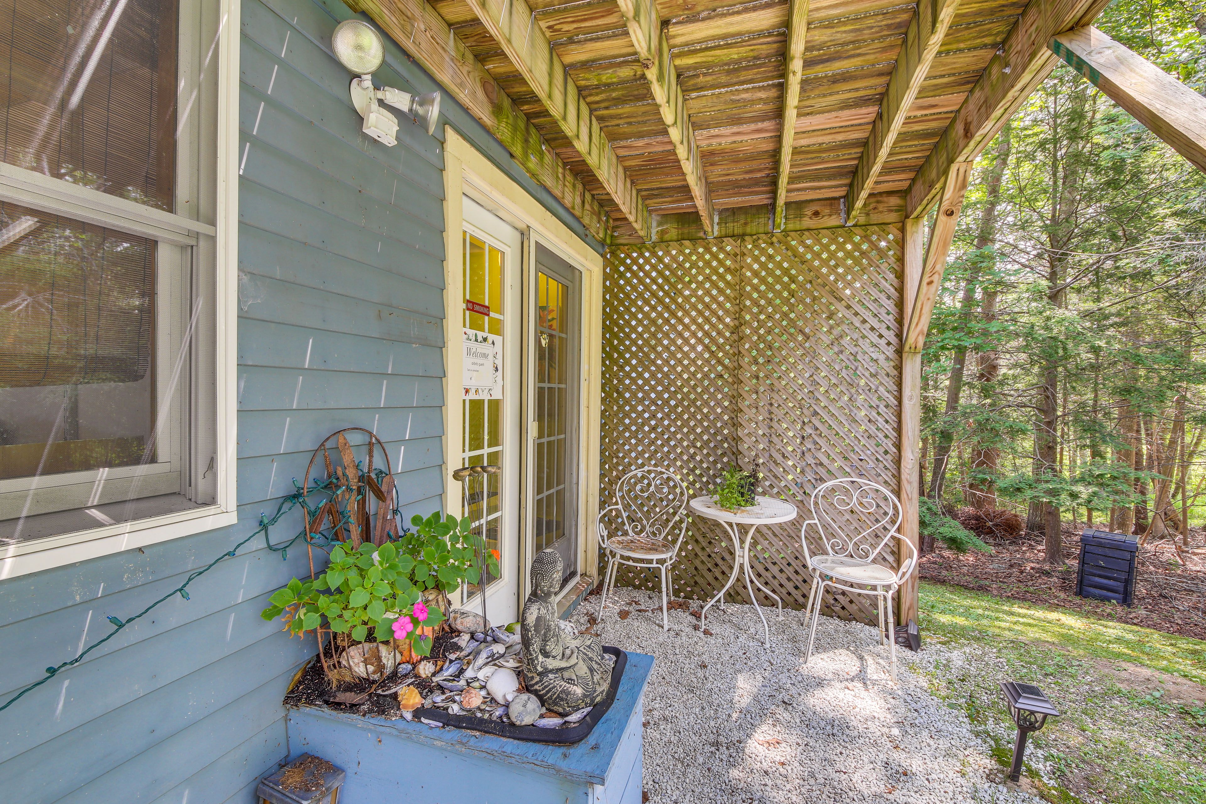 Studio Exterior | Furnished Patio