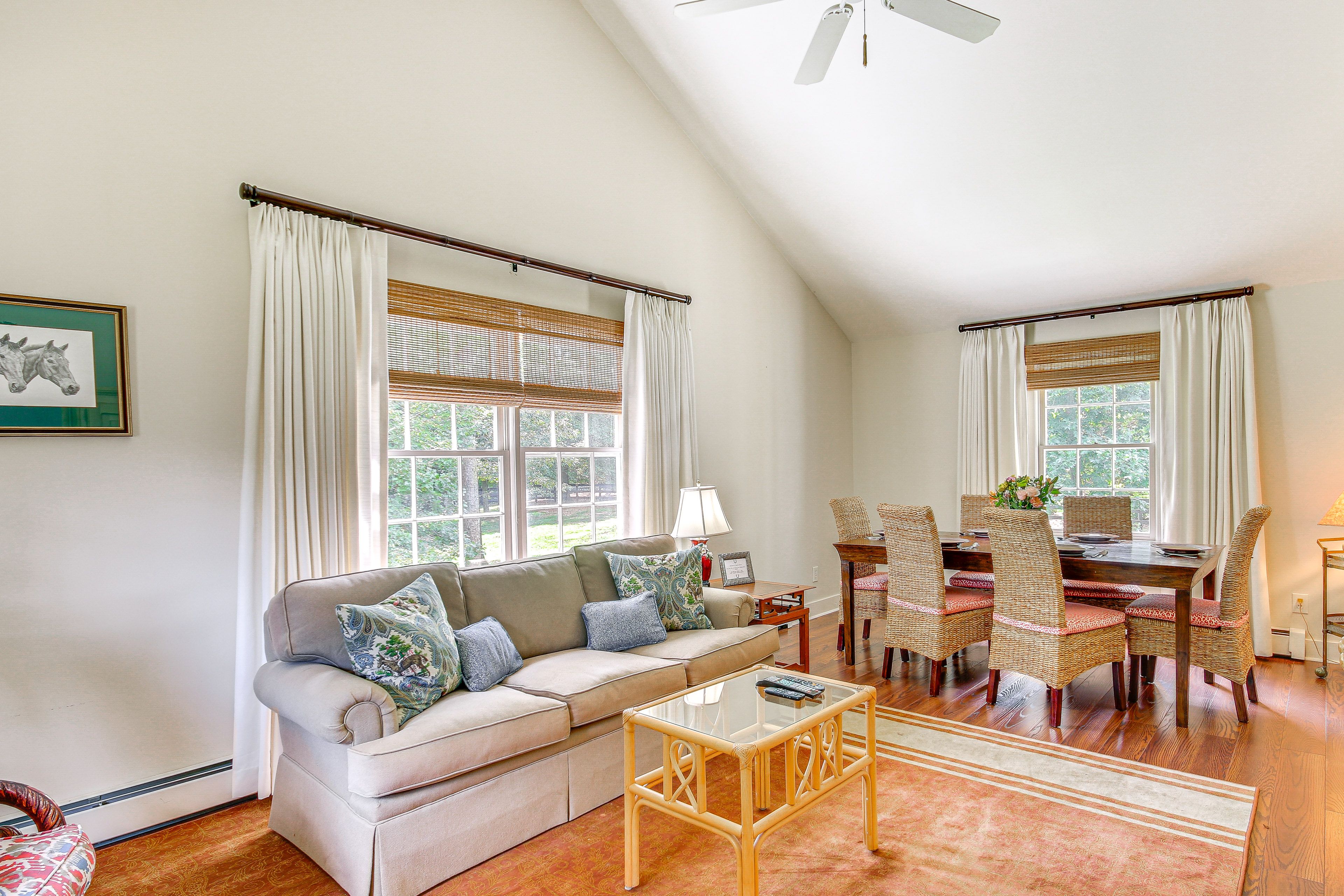 Aiken Vacation Rental | 2BR | 1BA | Stairs Required | 1,450 Sq Ft