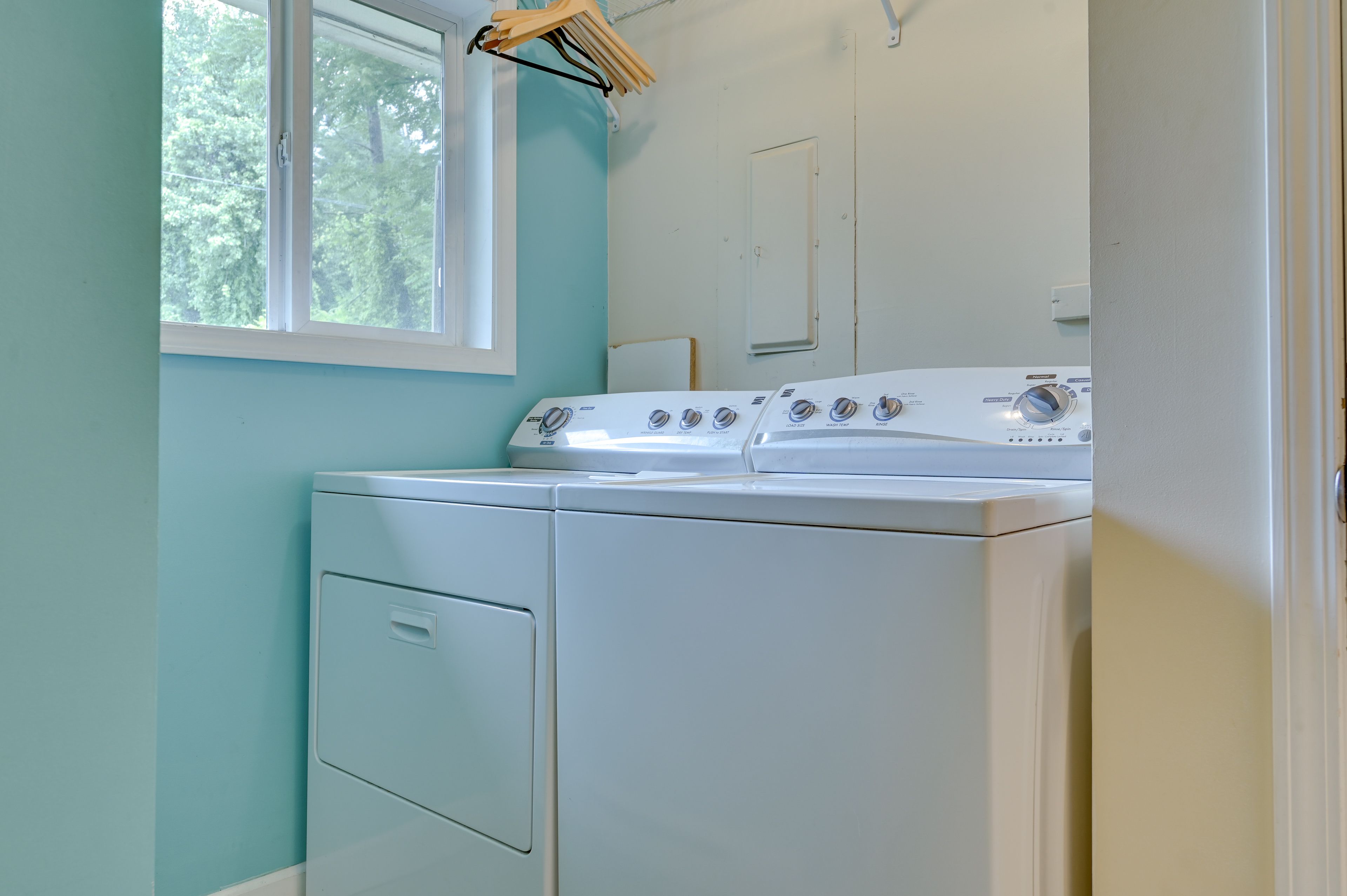 Laundry Area | 1st Floor | Washer/Dryer | Iron/Board