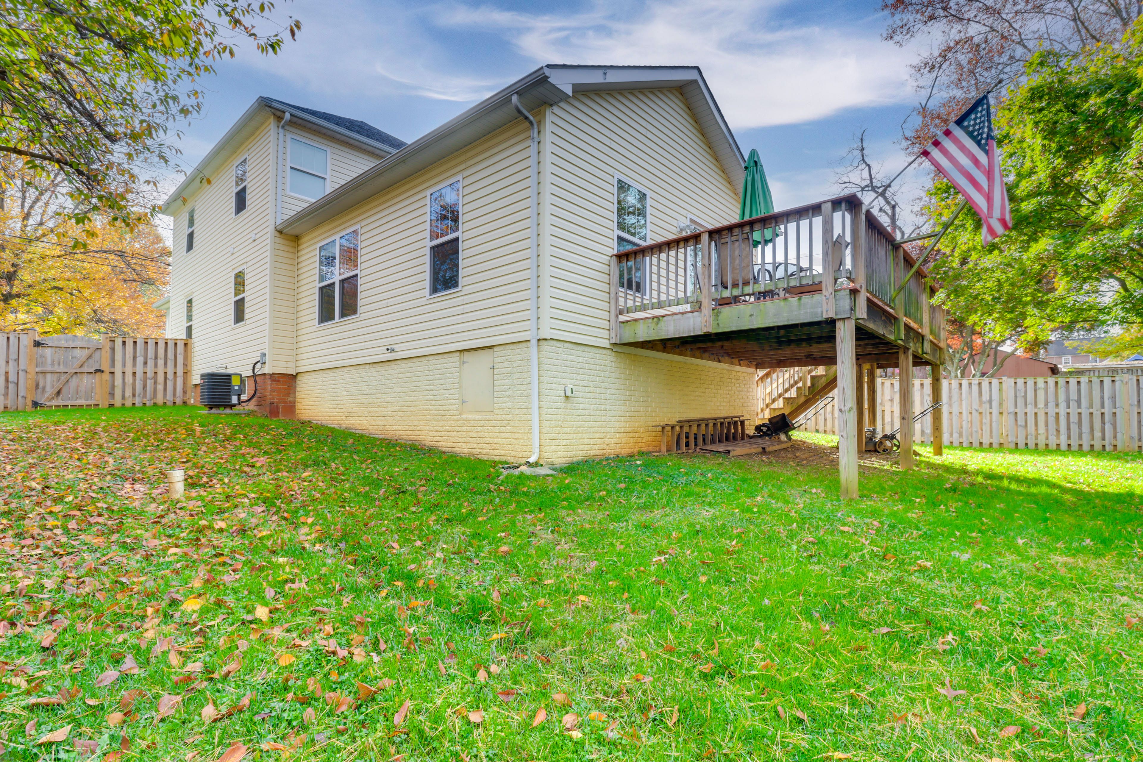 Deck | Fenced-In Yard