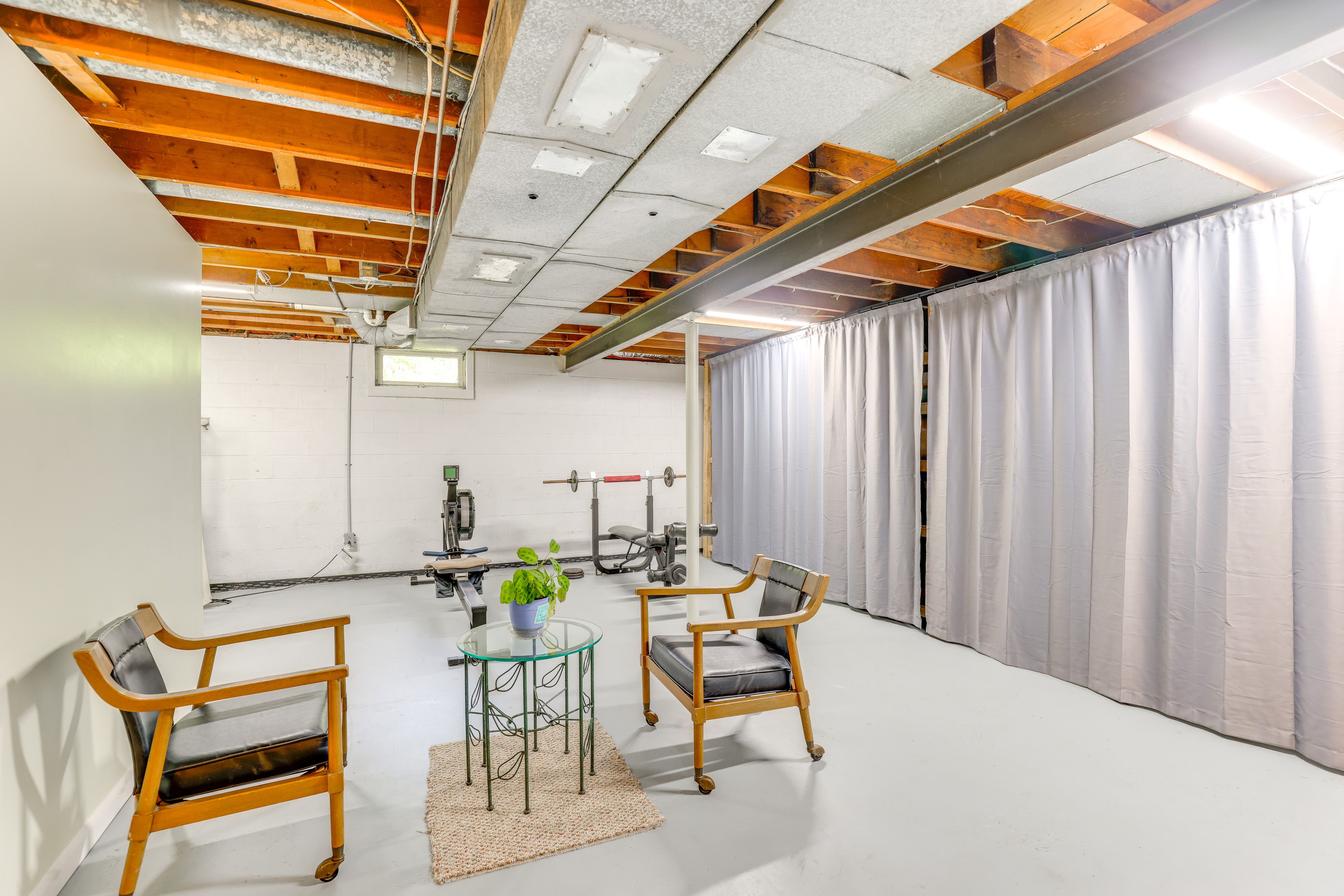 Additional Living Space | Basement Level | Exercise Equipment & Weights