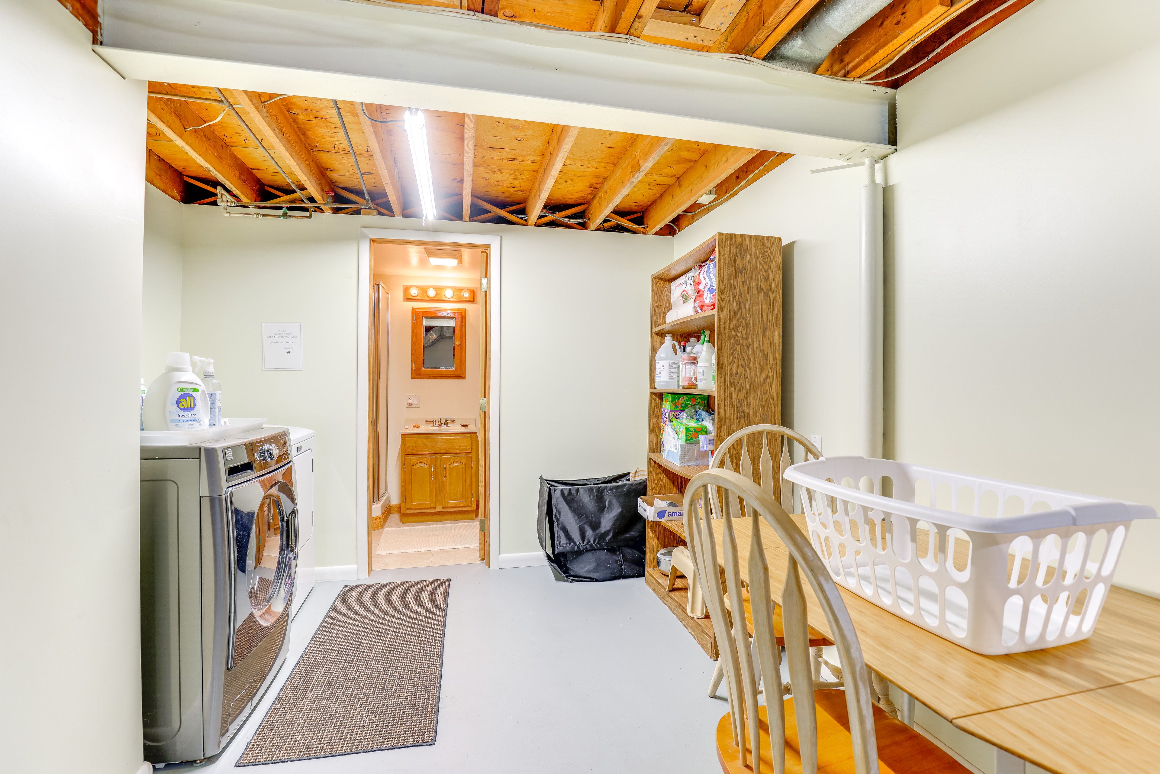 Laundry Room | Basement Level | Washer & Dryer