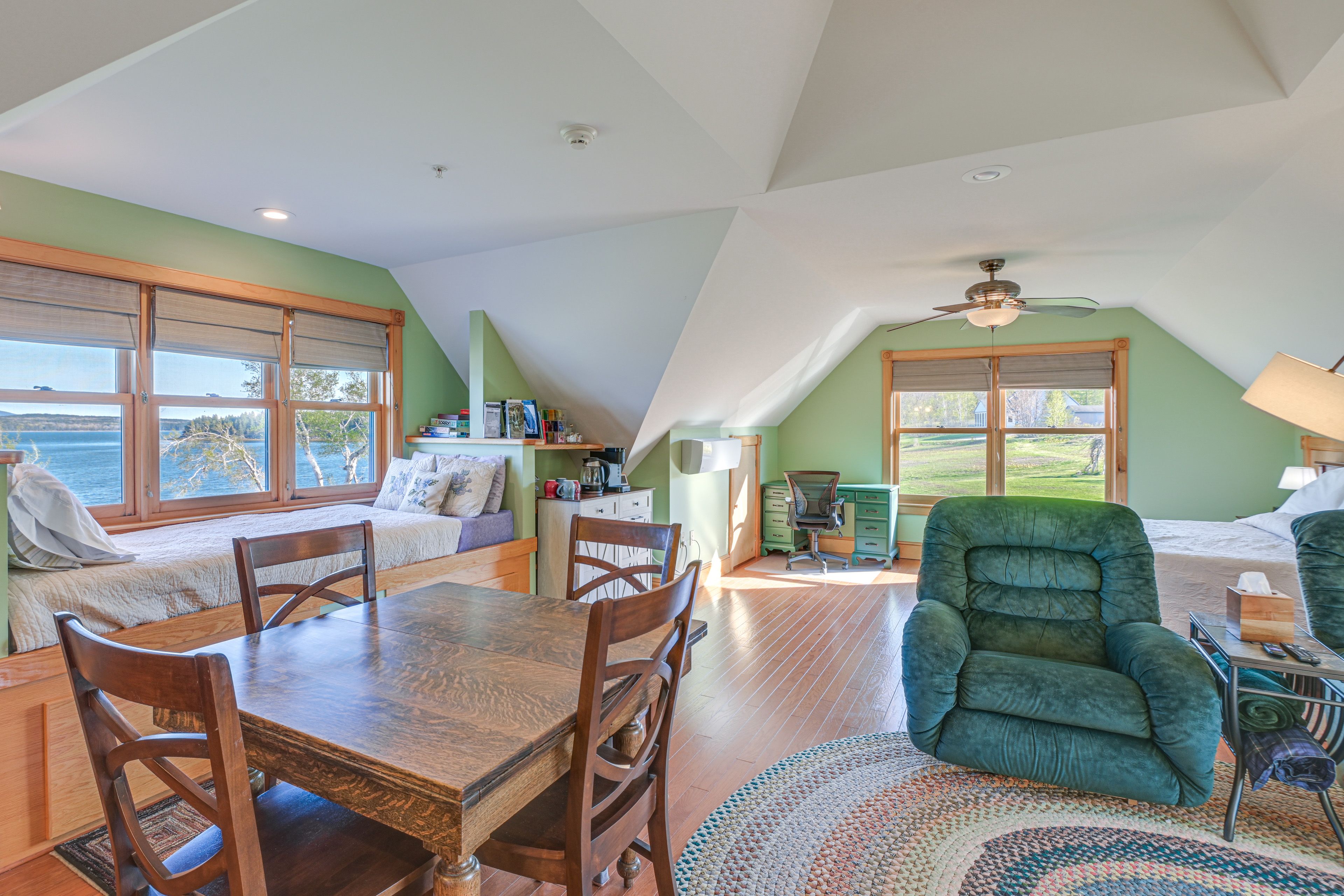 Studio Interior | Free WiFi | Mini-Split A/C & Heating | Water Views